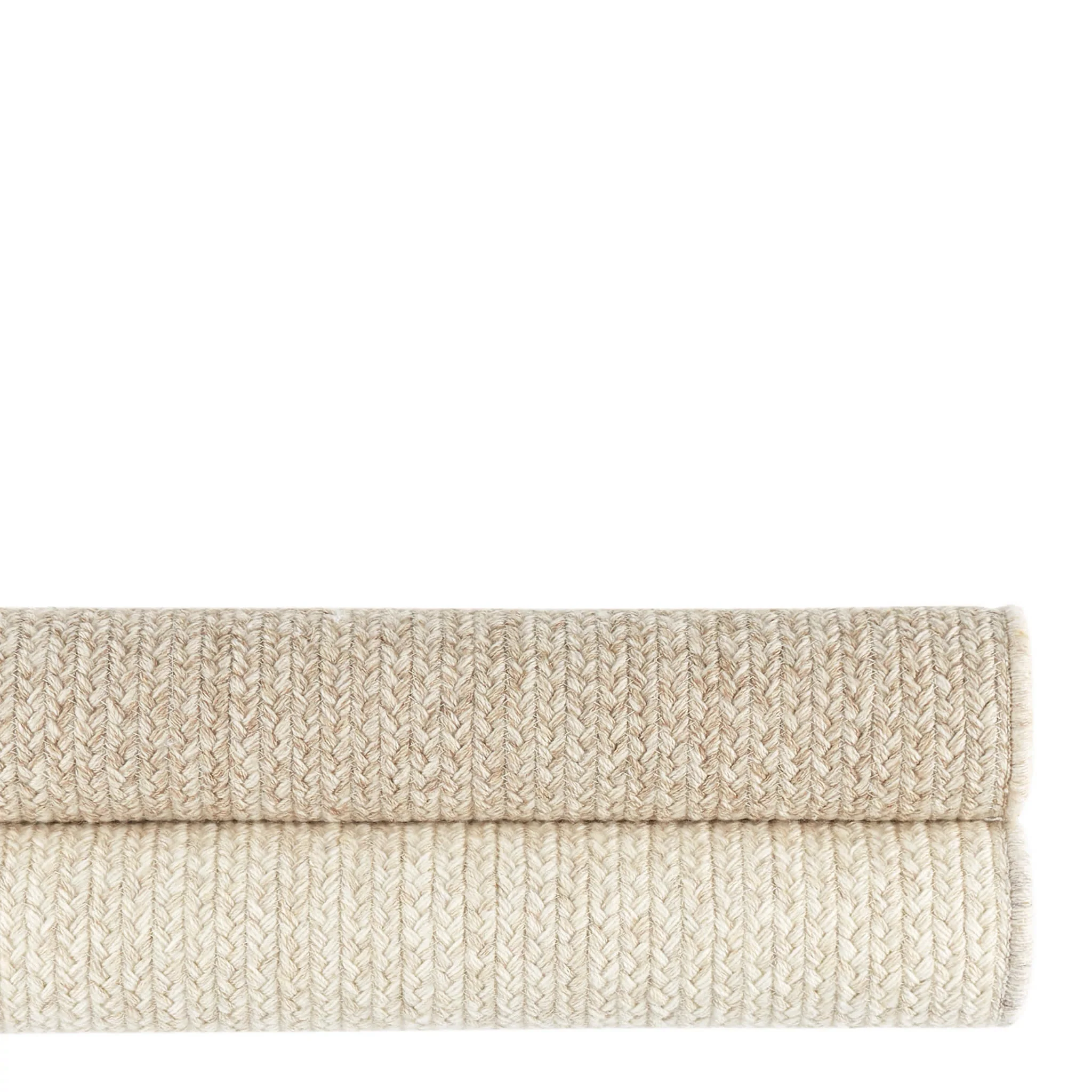 Merrill Woven Wool Custom Rug | Ivory - Image 7