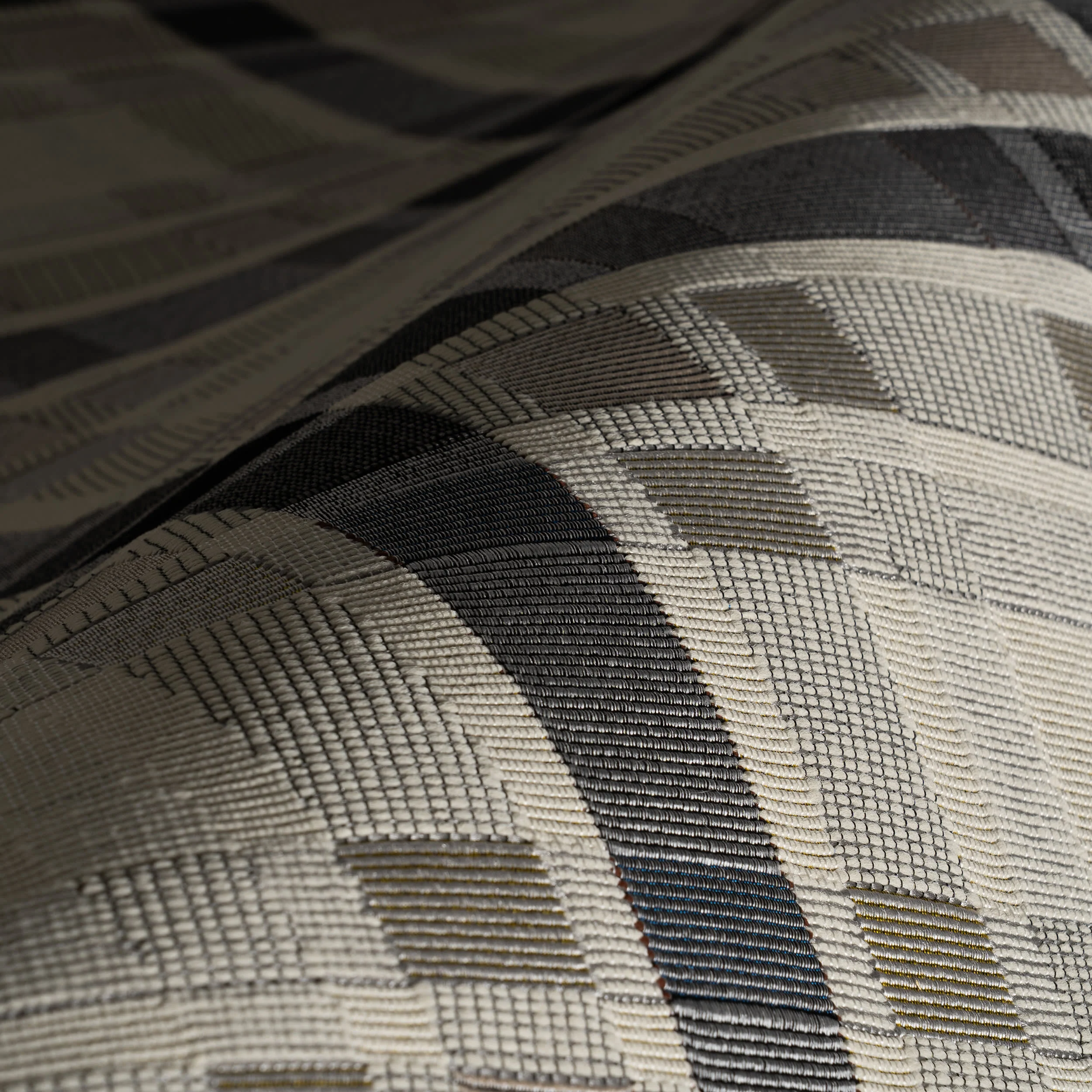 Mesael Modern Plaid Indoor/Outdoor Rug | Blue - Image 4