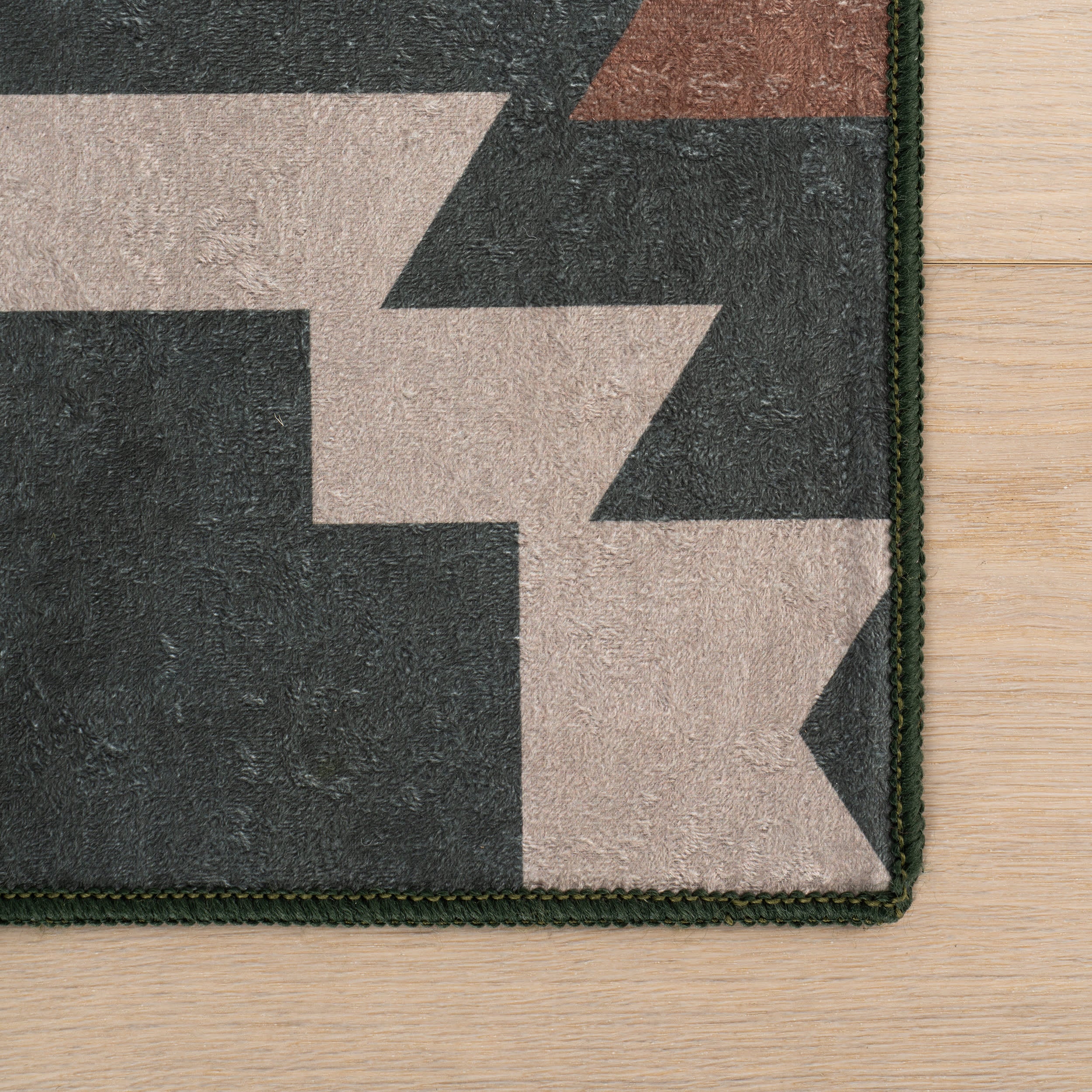 Mesalaya Southwestern Geometric Washable Rug | Multicolor - Image 4