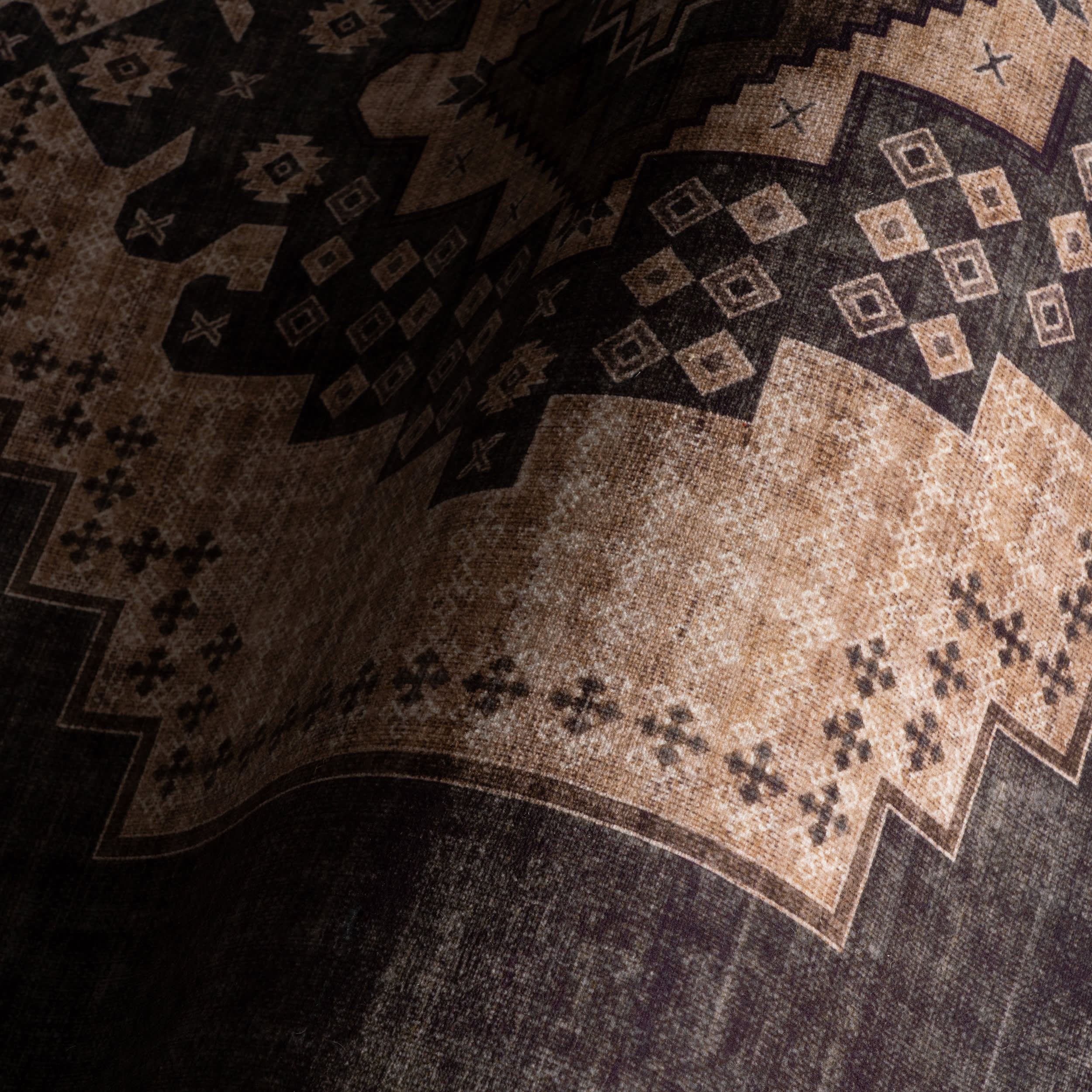 Mev Oriental and Persian Washable Rug | Brown - Image 3