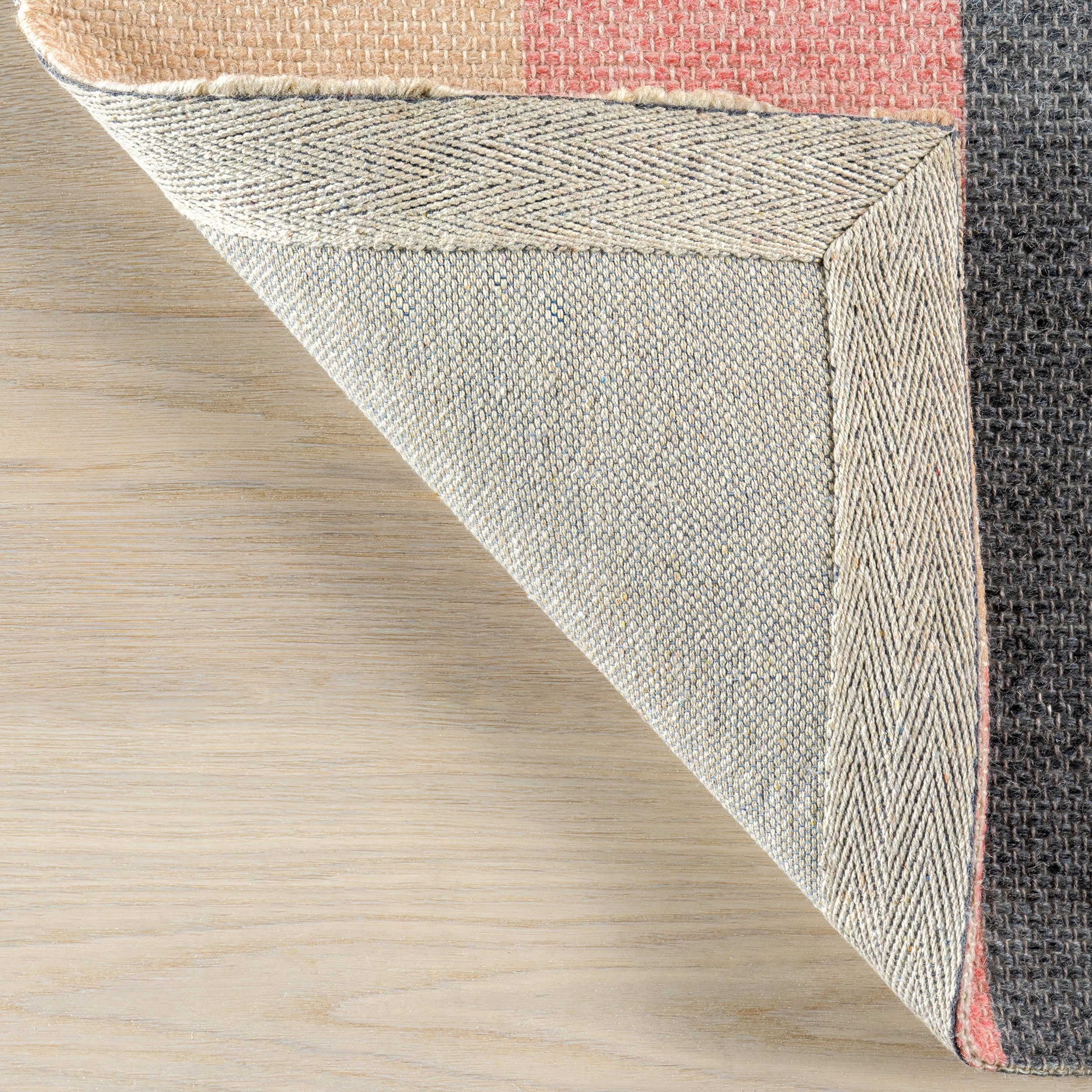 Midtown Abstract Wool Rug | Pink - Image 6