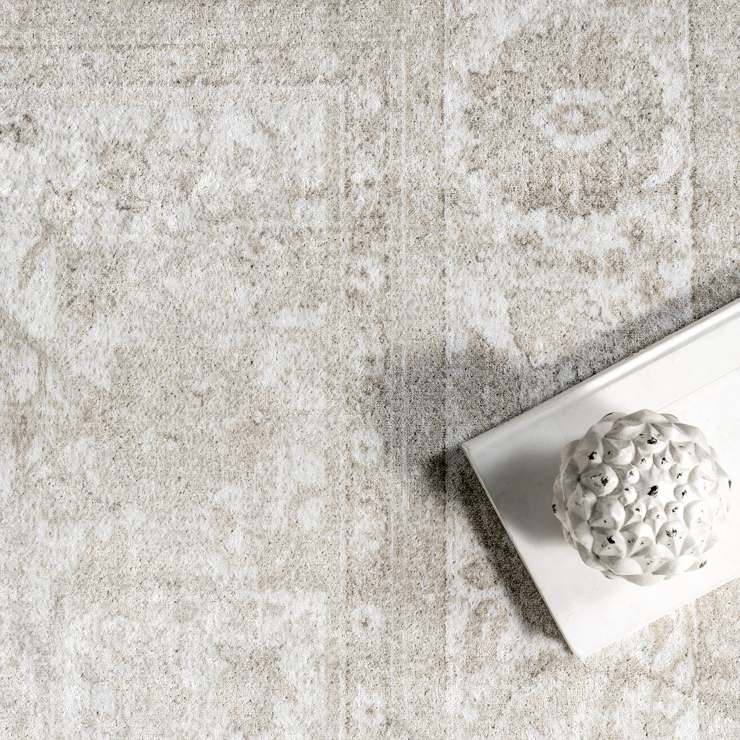 Miller Fading Floral Rug | Ivory - Image 7