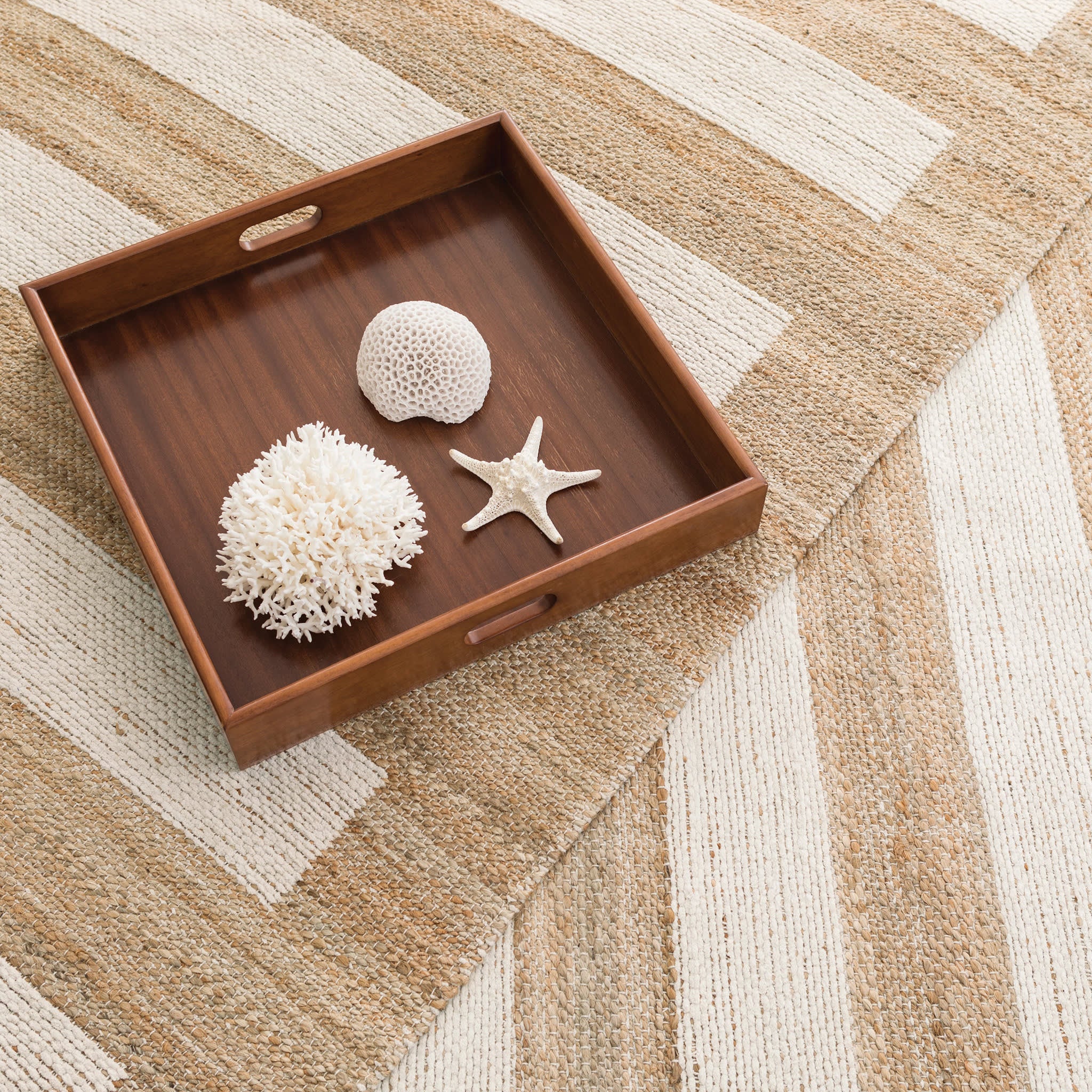 Milo Handwoven Jute/Cotton Rug | Ivory - Image 5