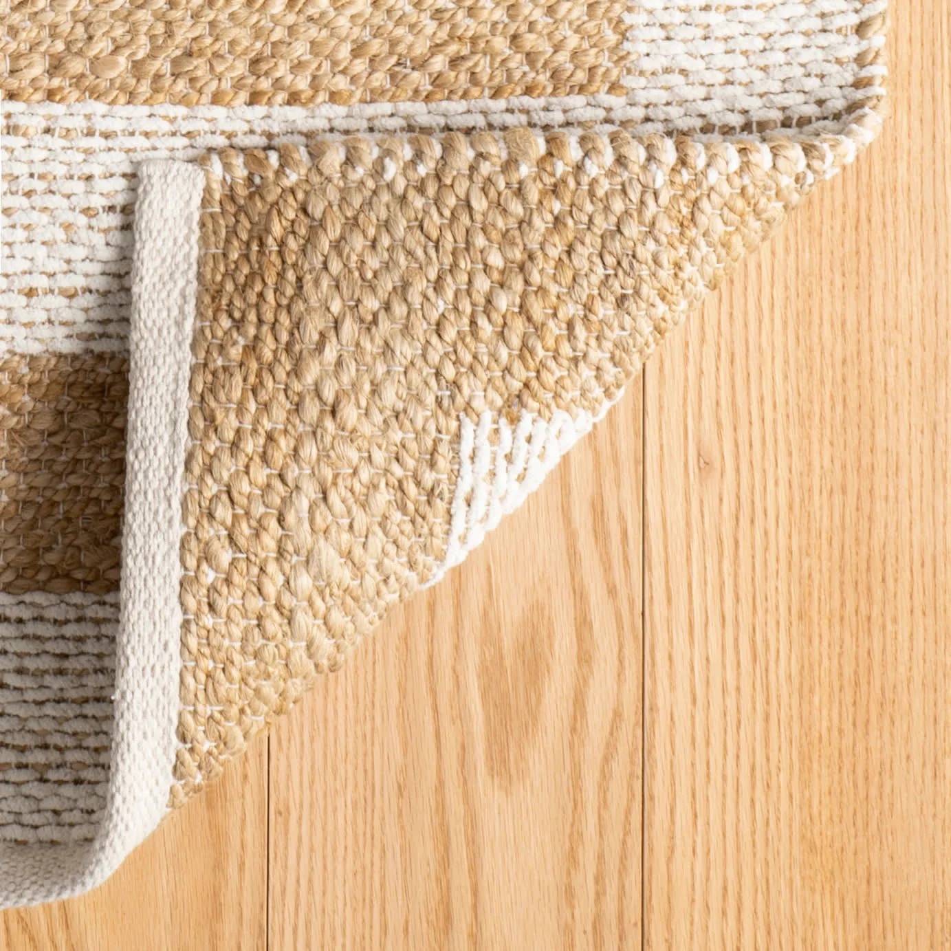 Milo Handwoven Jute/Cotton Rug | Ivory - Image 7