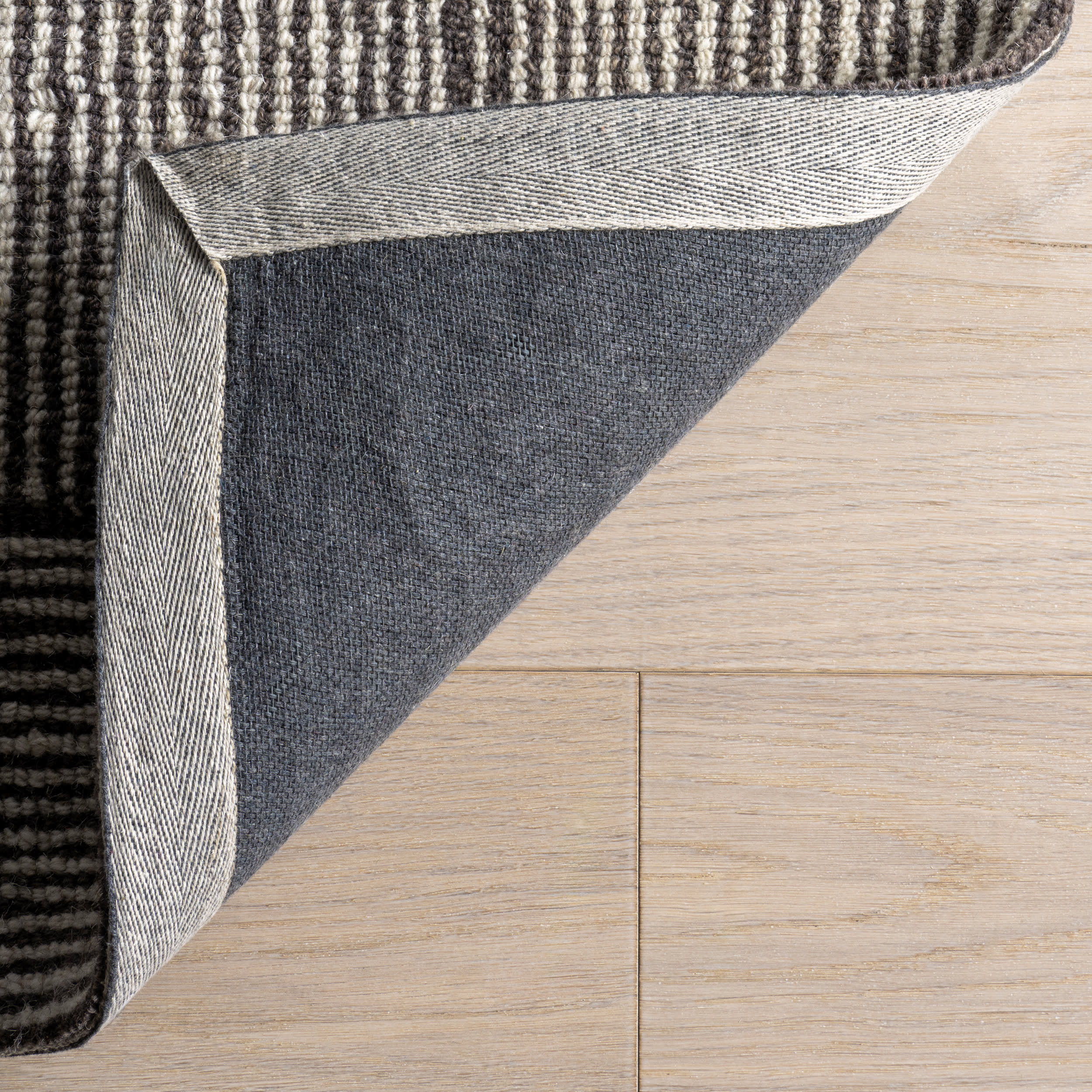 Milo Tiled Wool Rug | Dark Brown - Image 6