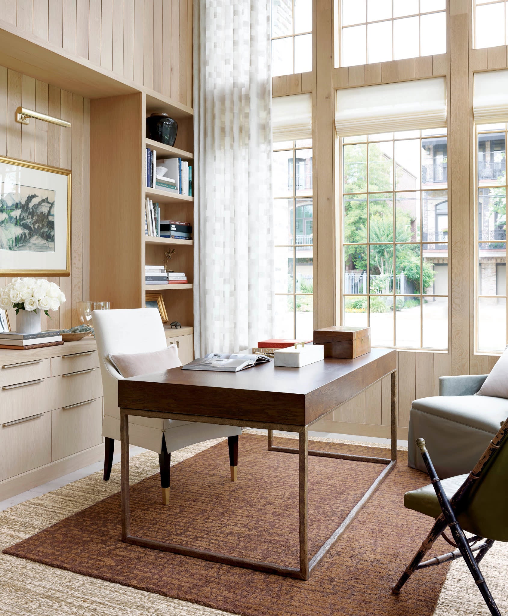Mina Tufted Wool Custom Rug | Caramel - Image 2