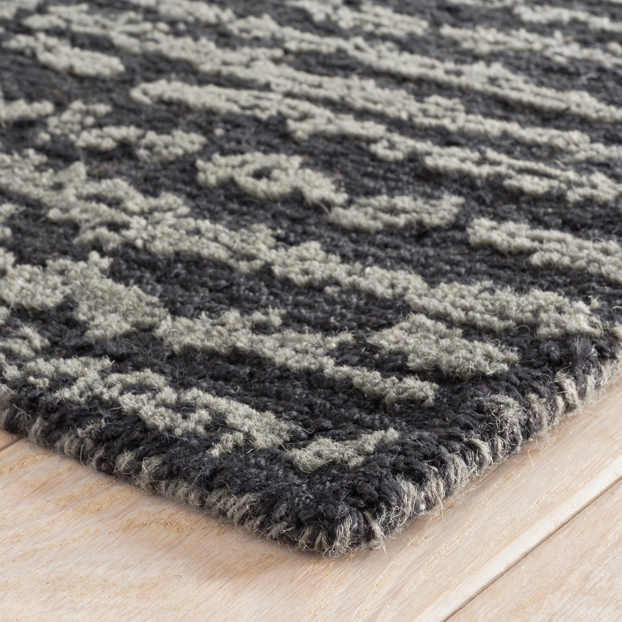 Mina Tufted Wool Custom Rug | Metal - Image 3