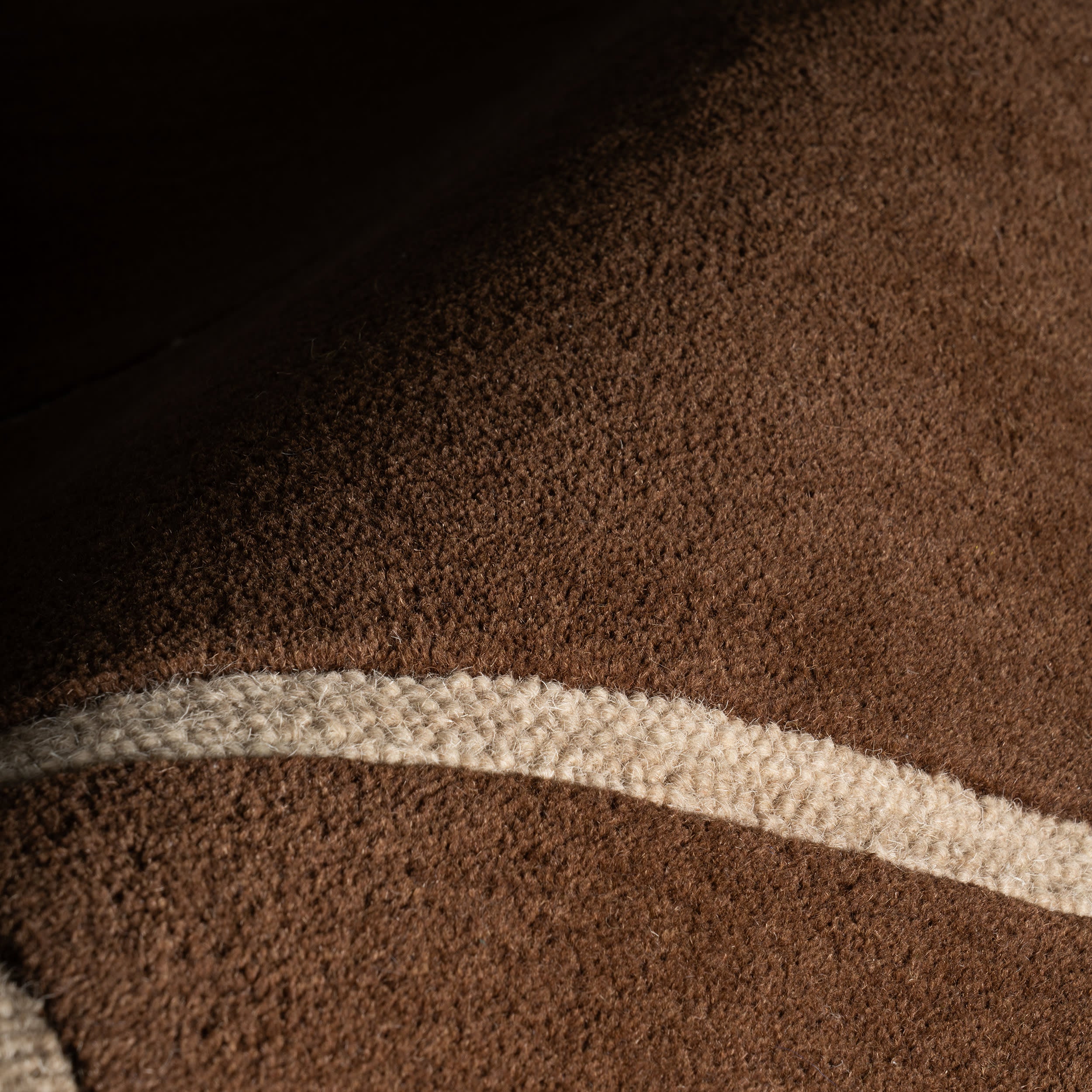 Mira Mid-Century Geometric Rug | Brown - Image 4