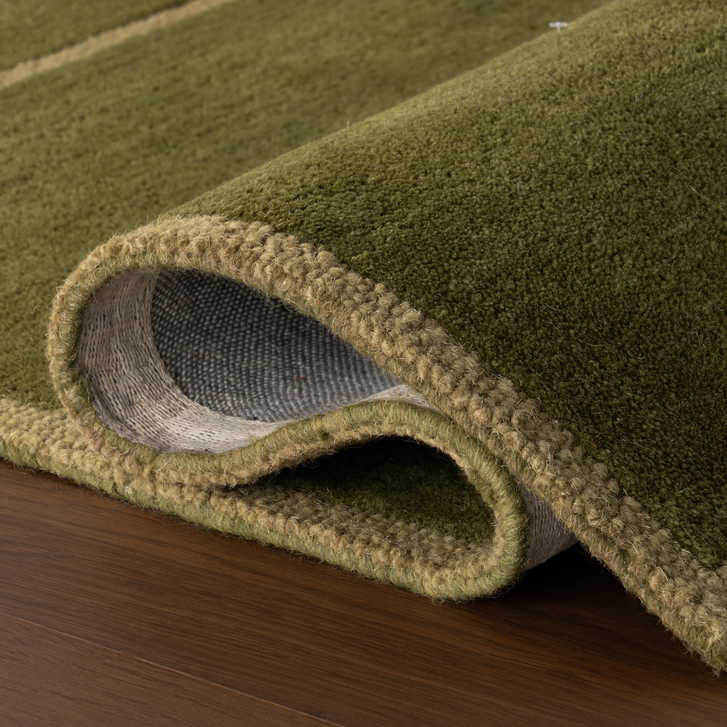 Mira Mid-Century Geometric Rug | Green - Image 5