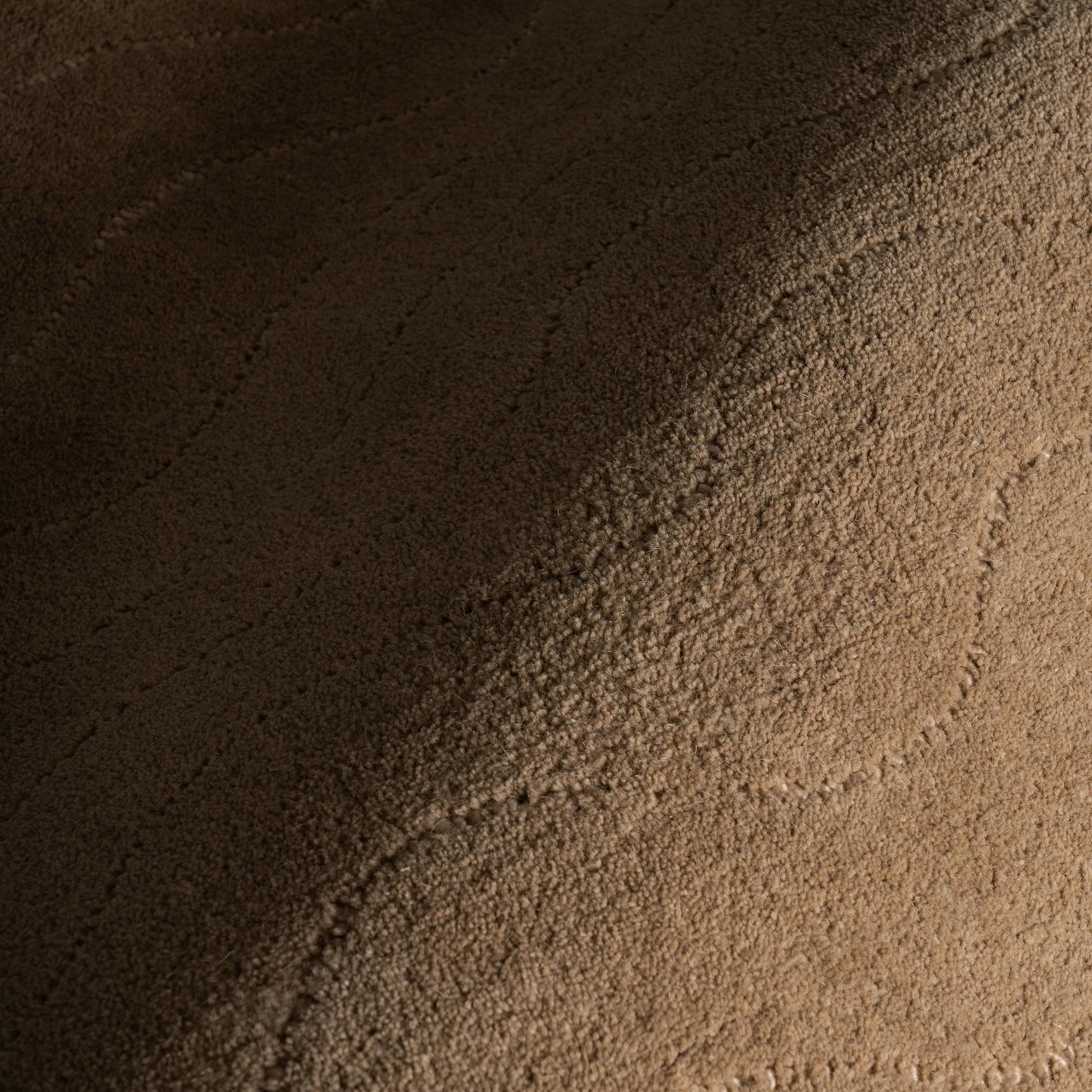 Mireille Solid Wool Cozy Rug | Sand - Image 3