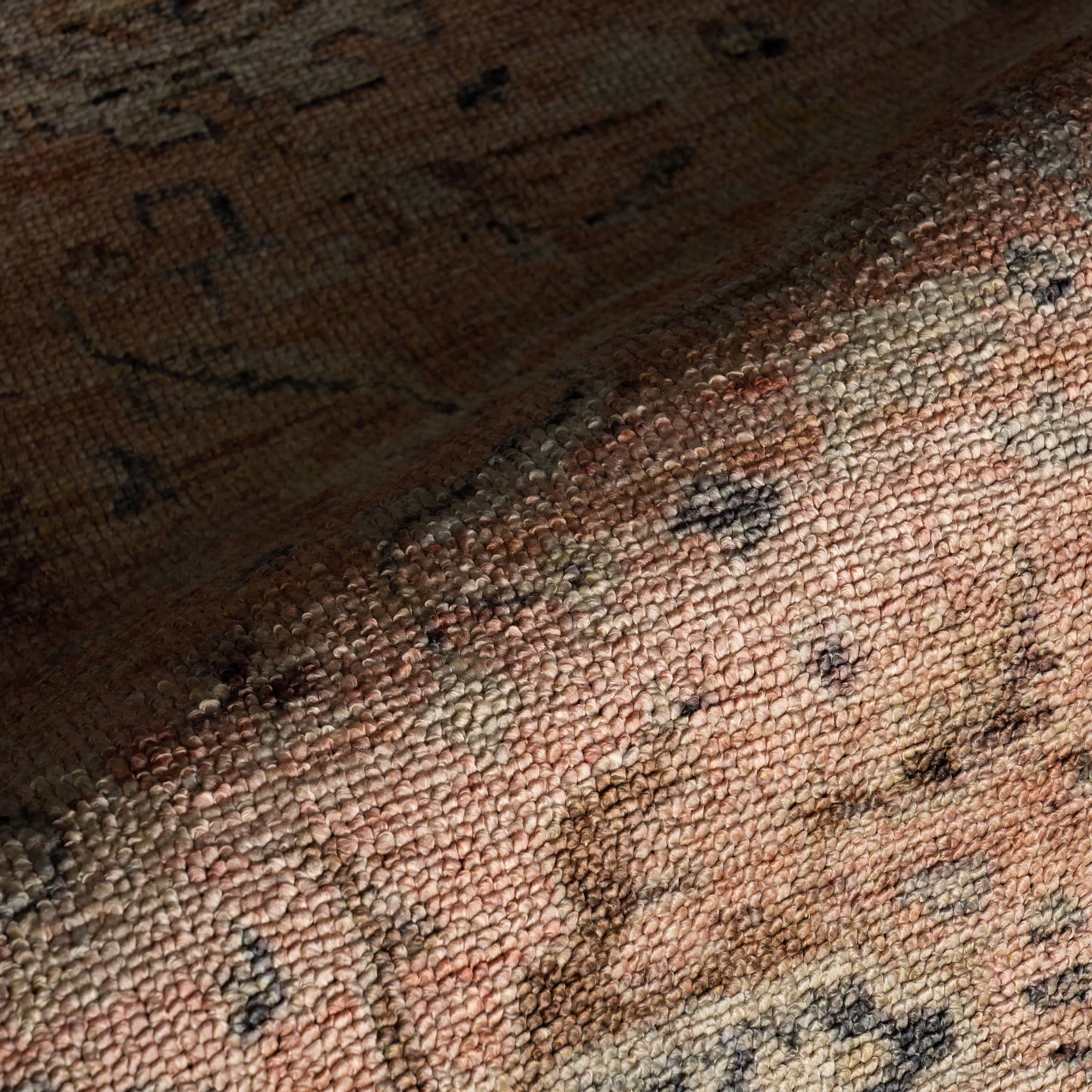 Mirelda Traditional Bordered Washable Rug | Peach - Image 3