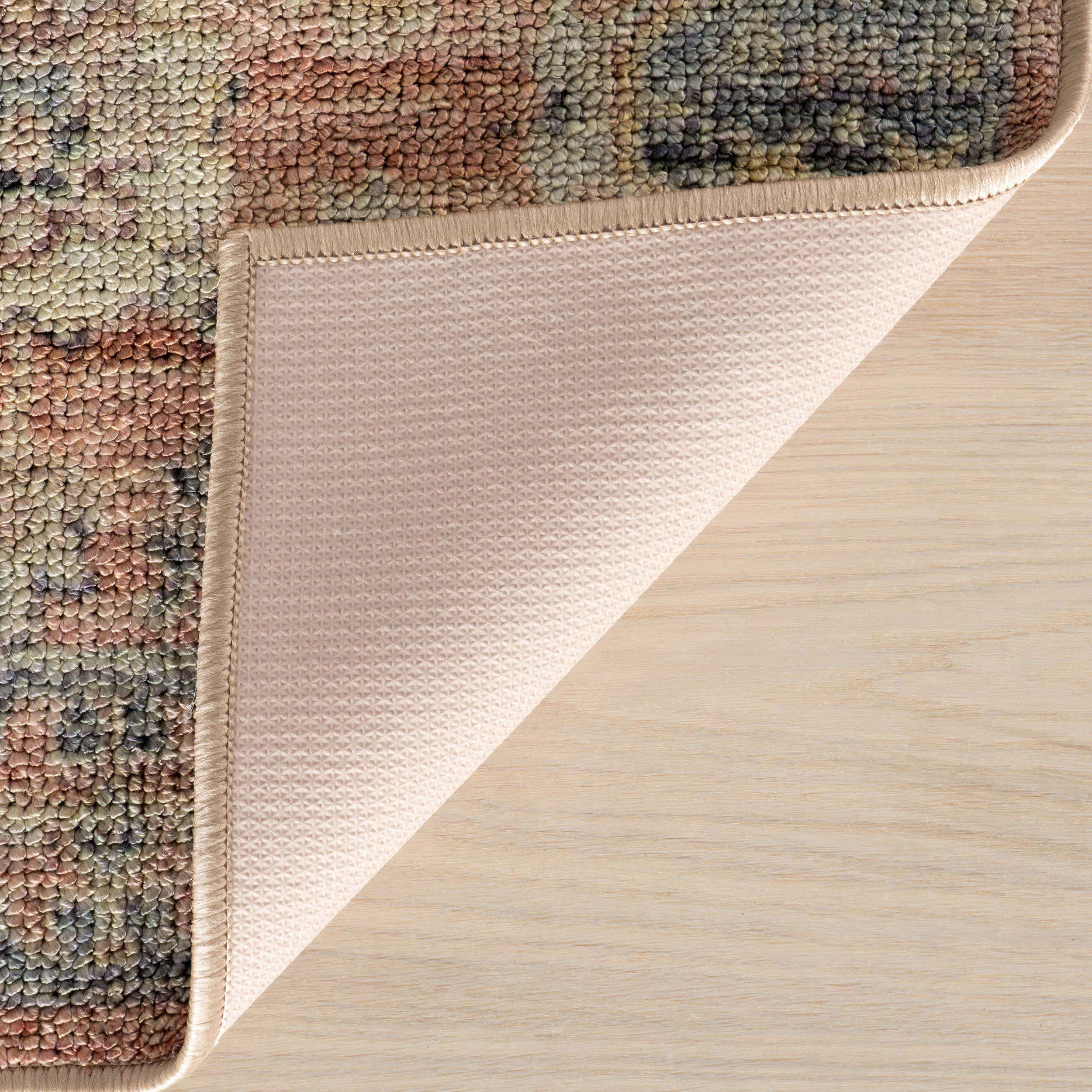 Mirelda Traditional Bordered Washable Rug | Peach - Image 8