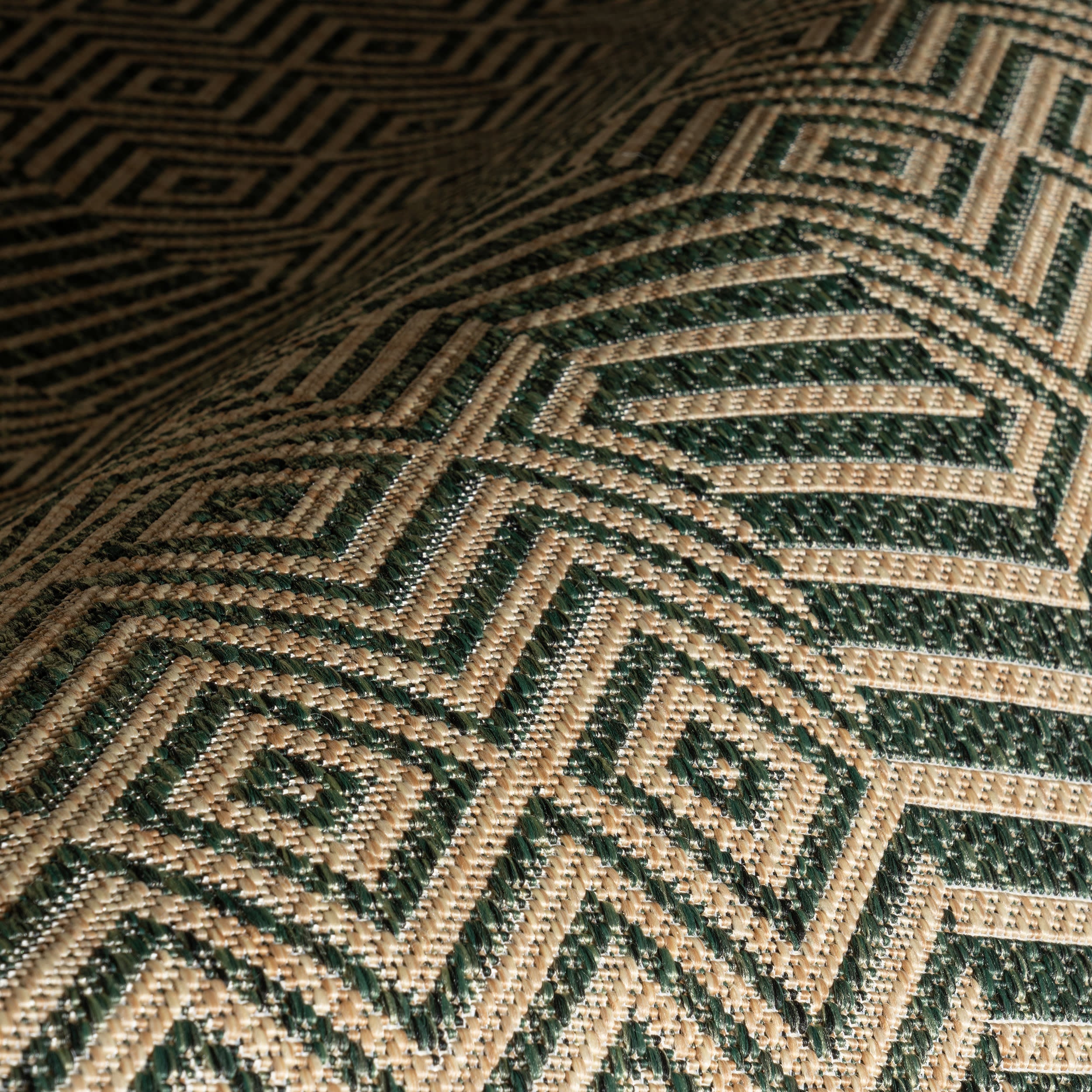 Mireva Modern Indoor/Outdoor Rug | Green - Image 3