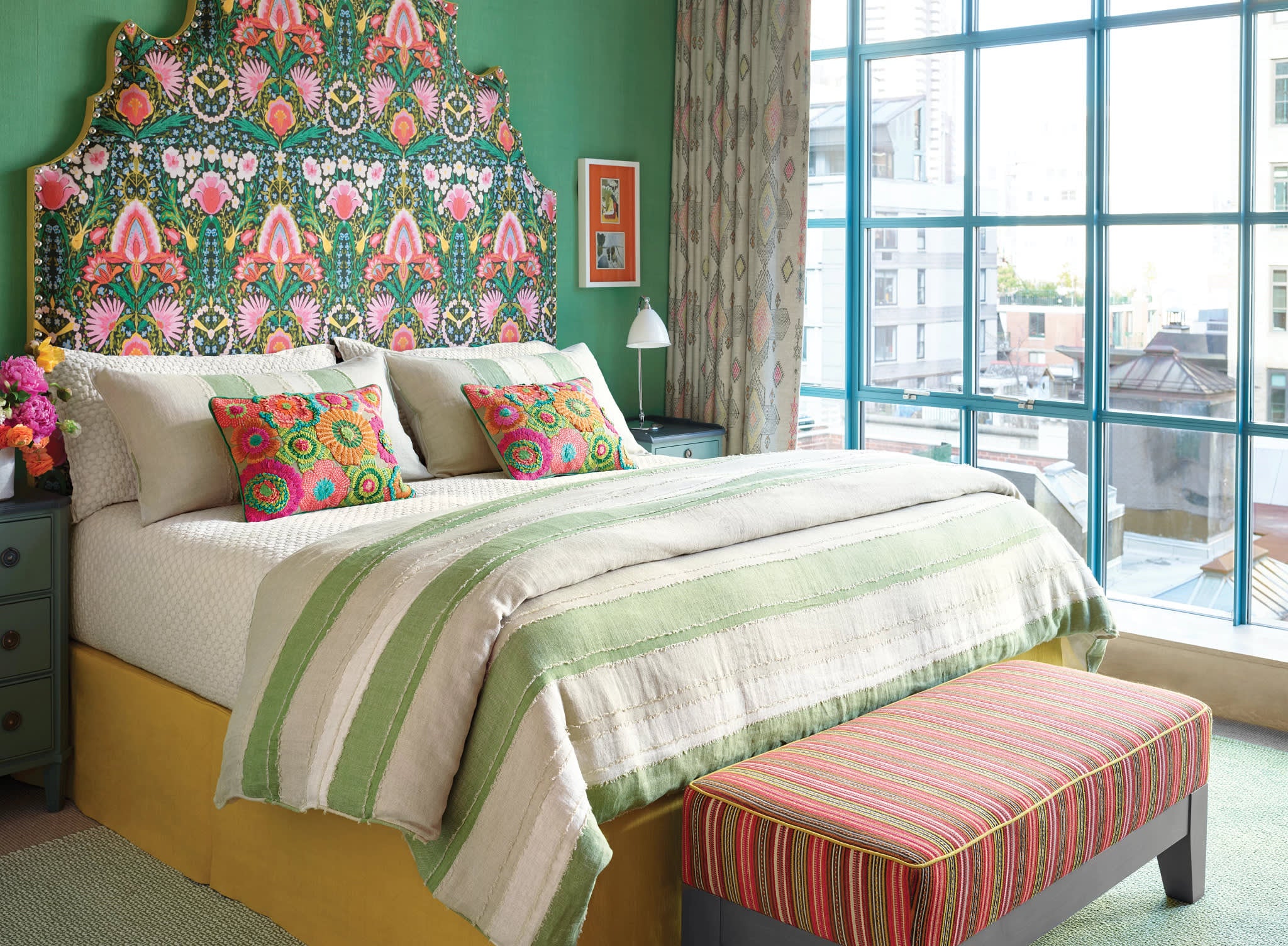 Moon Hills Linen Sham | Olive - Image 2