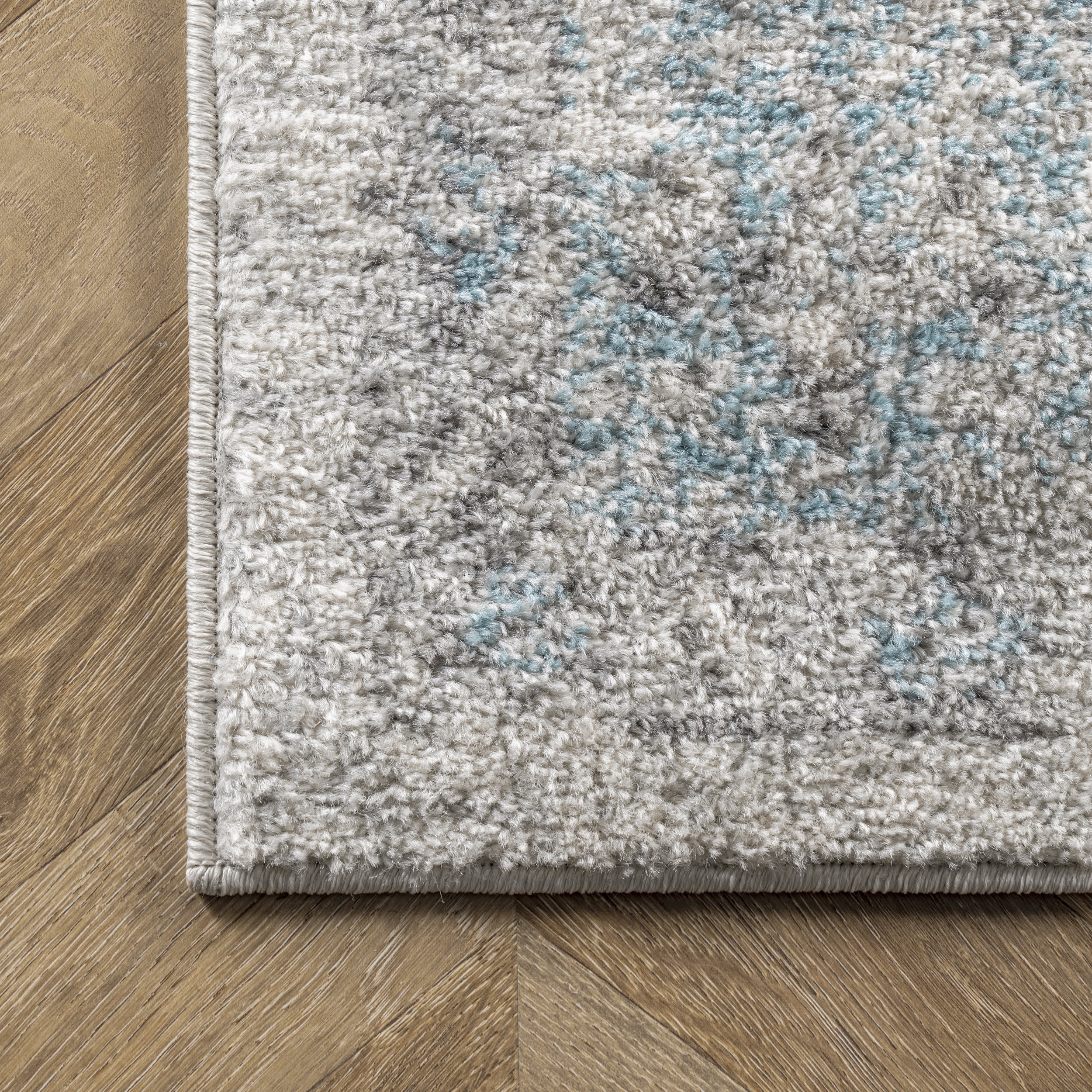 Misty Olden Herati Rug | Aqua - Image 3