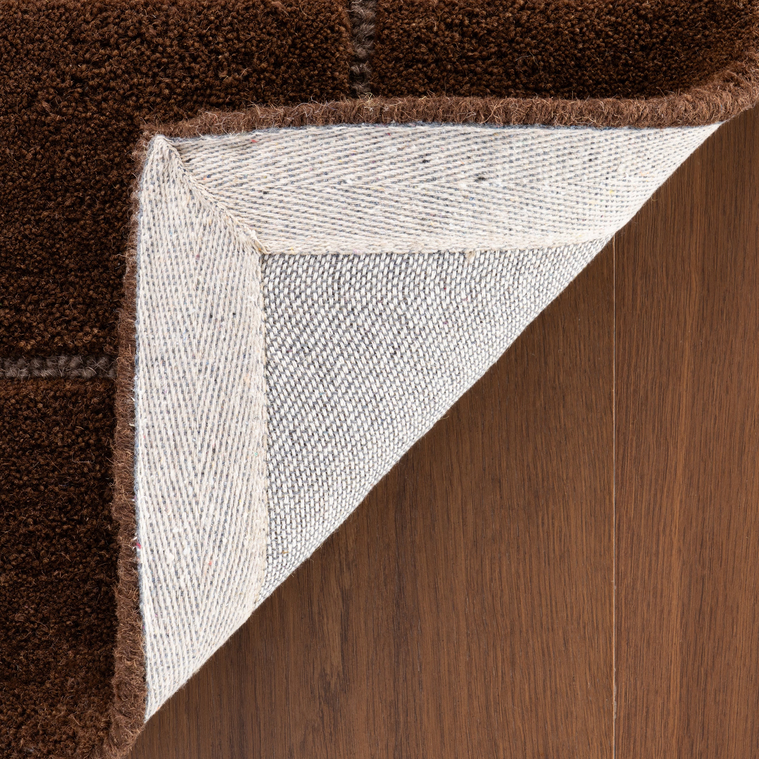 Miva Modern Geometric Rug | Brown - Image 9
