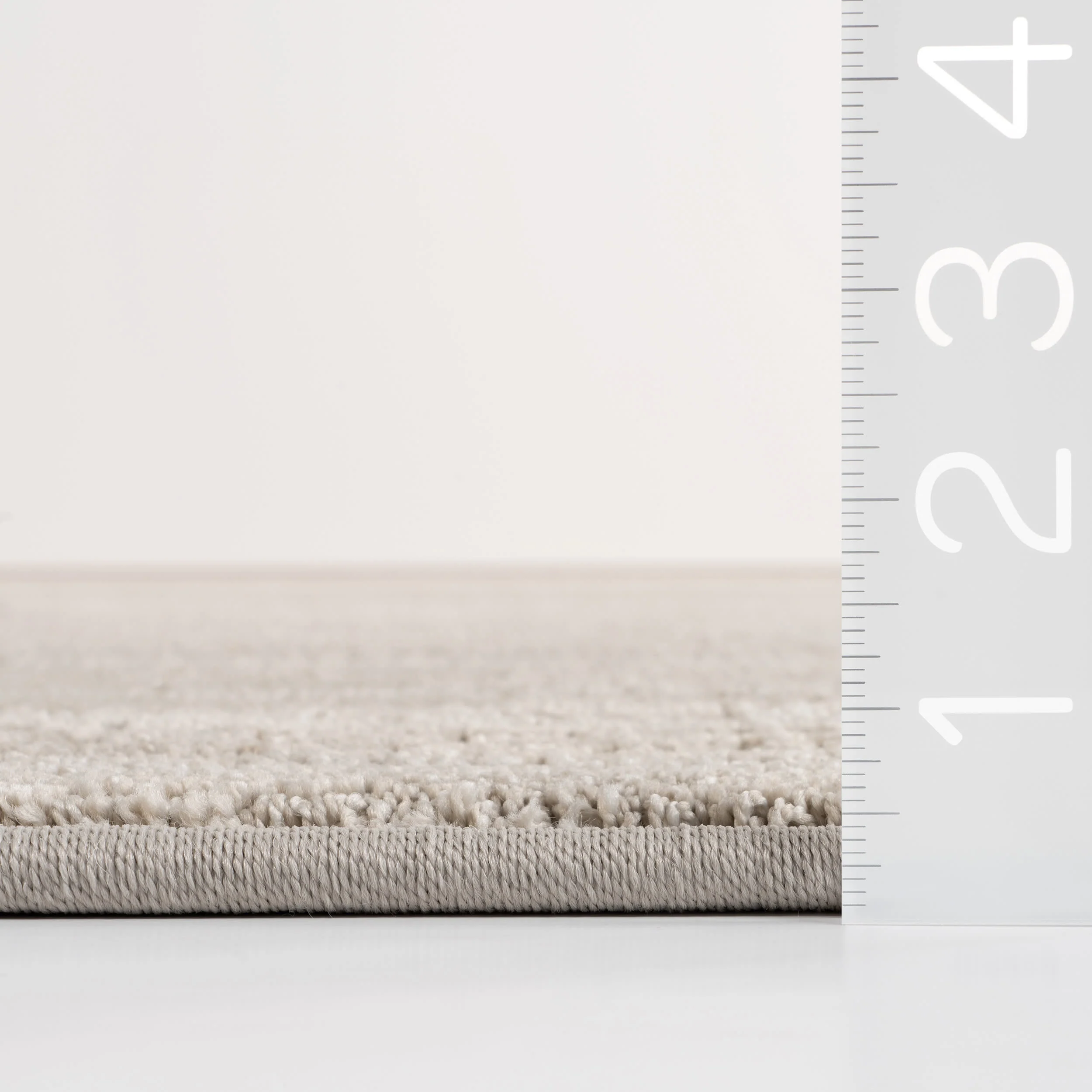 Mockingbird Textured Custom Rug | Beige - Image 3
