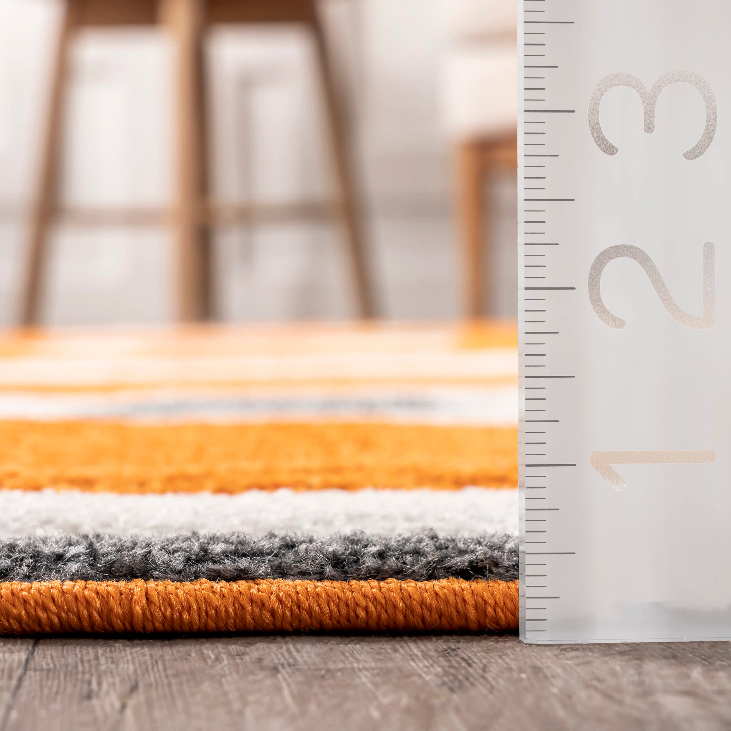 Mod Trellis Rug | Deep Orange - Image 5