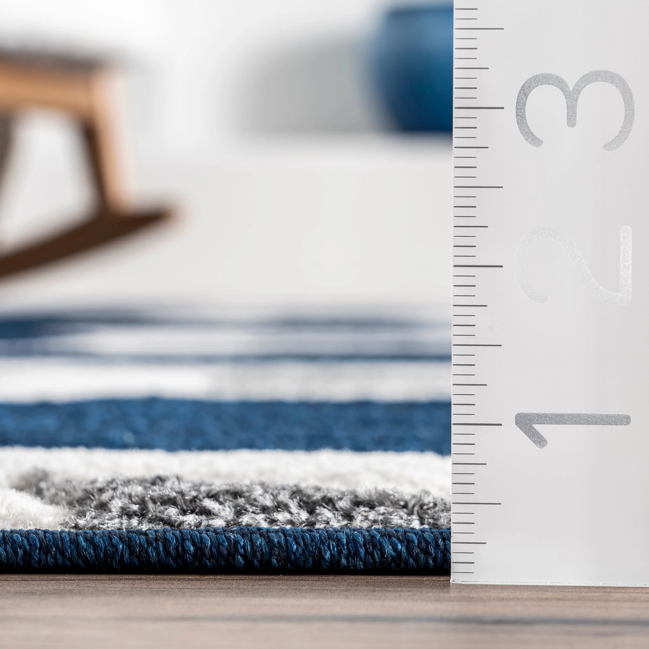 Mod Trellis Rug | Navy - Image 5