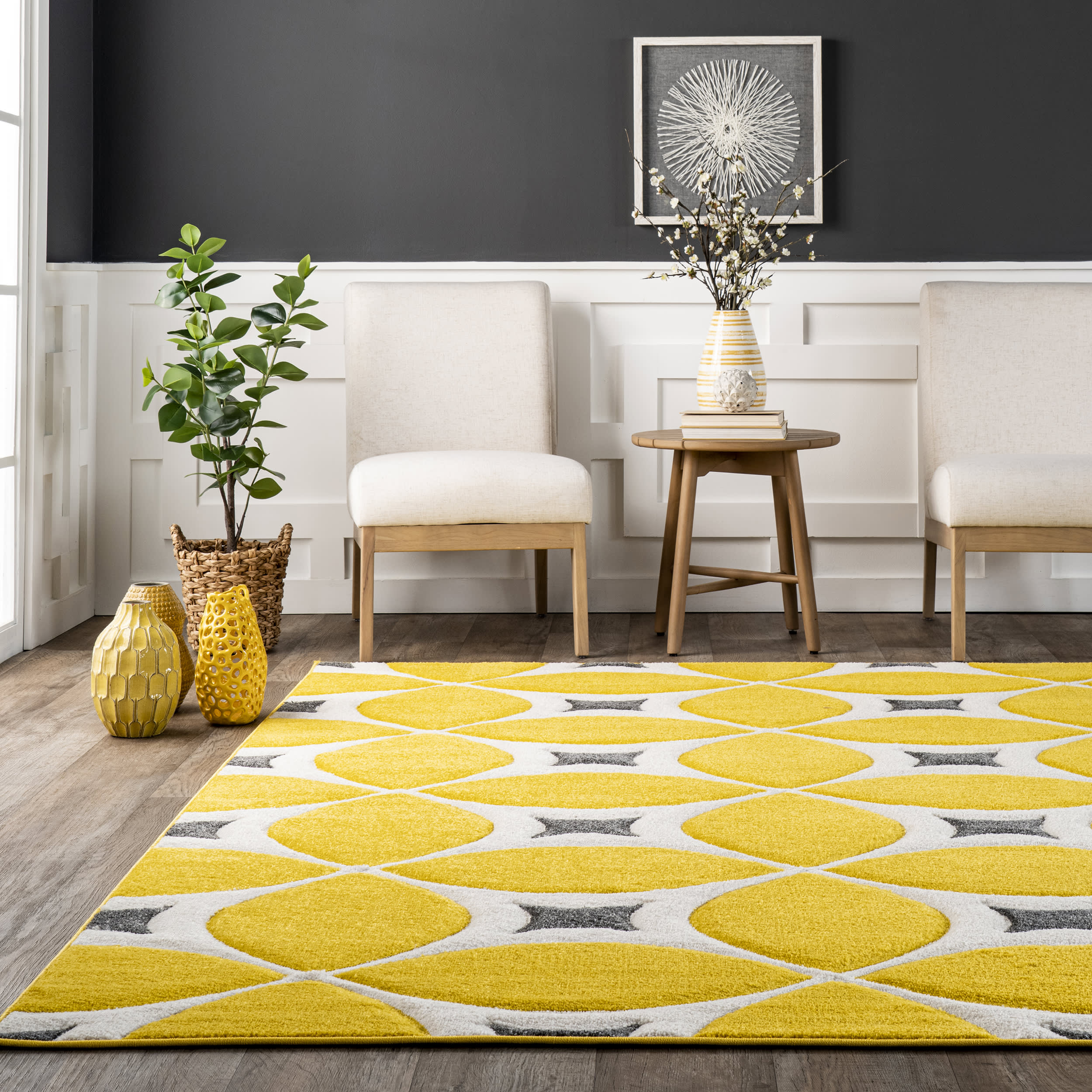 Mod Trellis Rug | Sunflower - Image 4