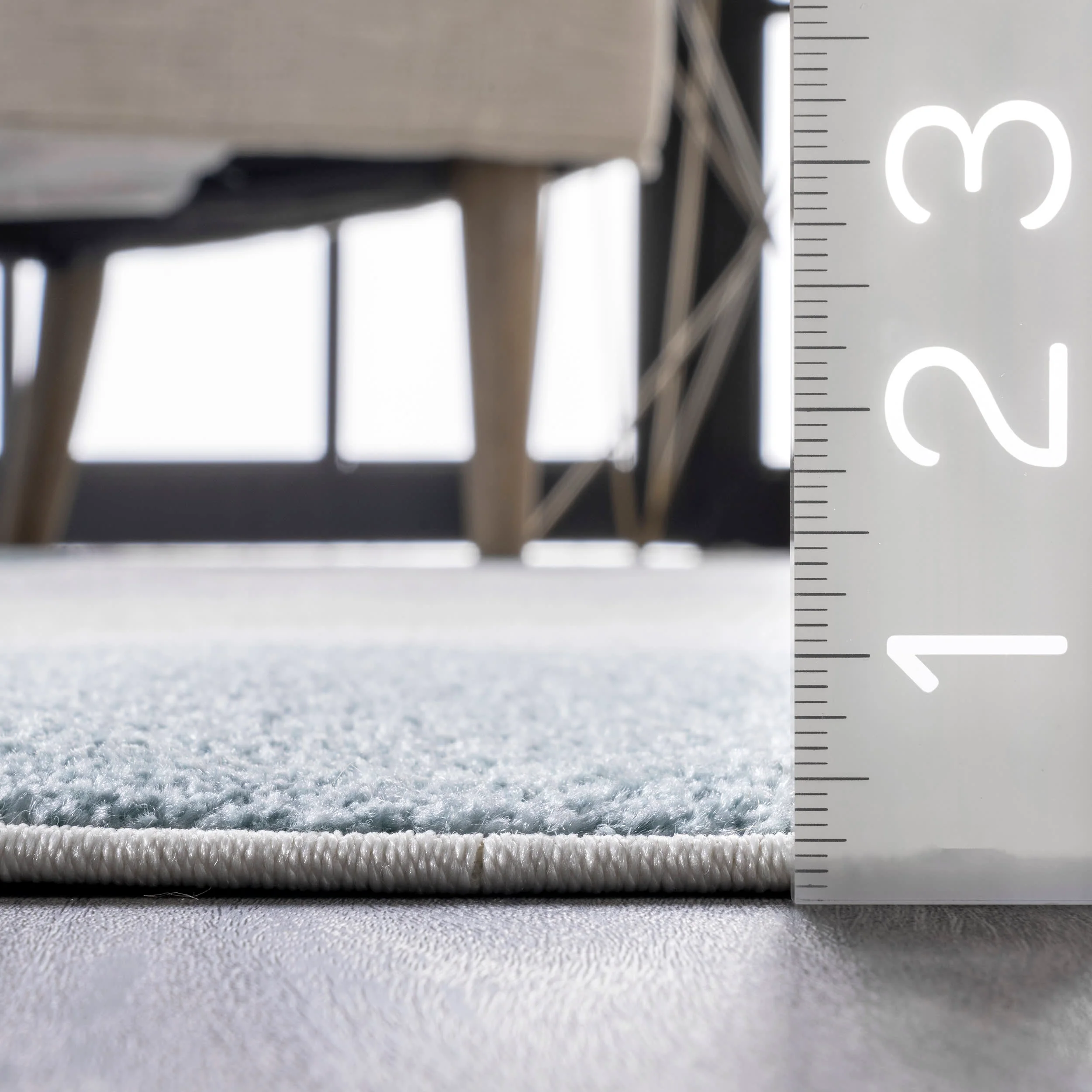 Modern Abstract Rug | Light Grey - Image 5