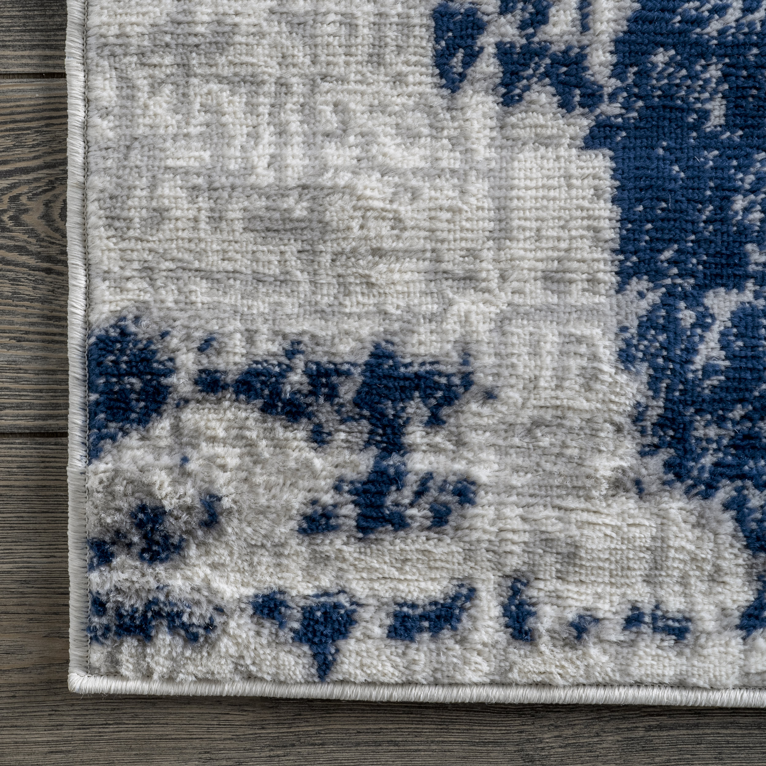 Modern Abstract Rug | Silver - Image 3