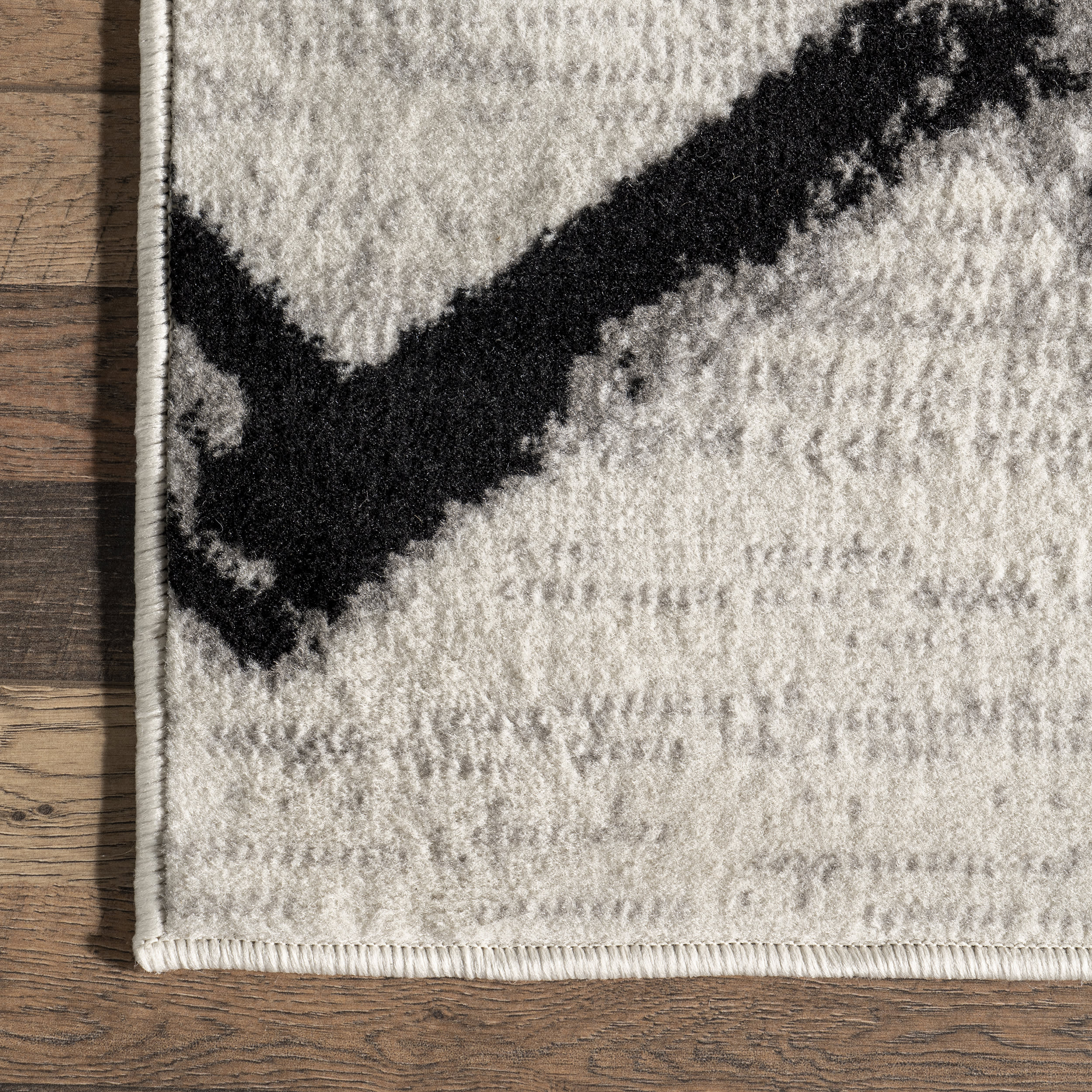 Modern Chevrons Rug | Grey - Image 3