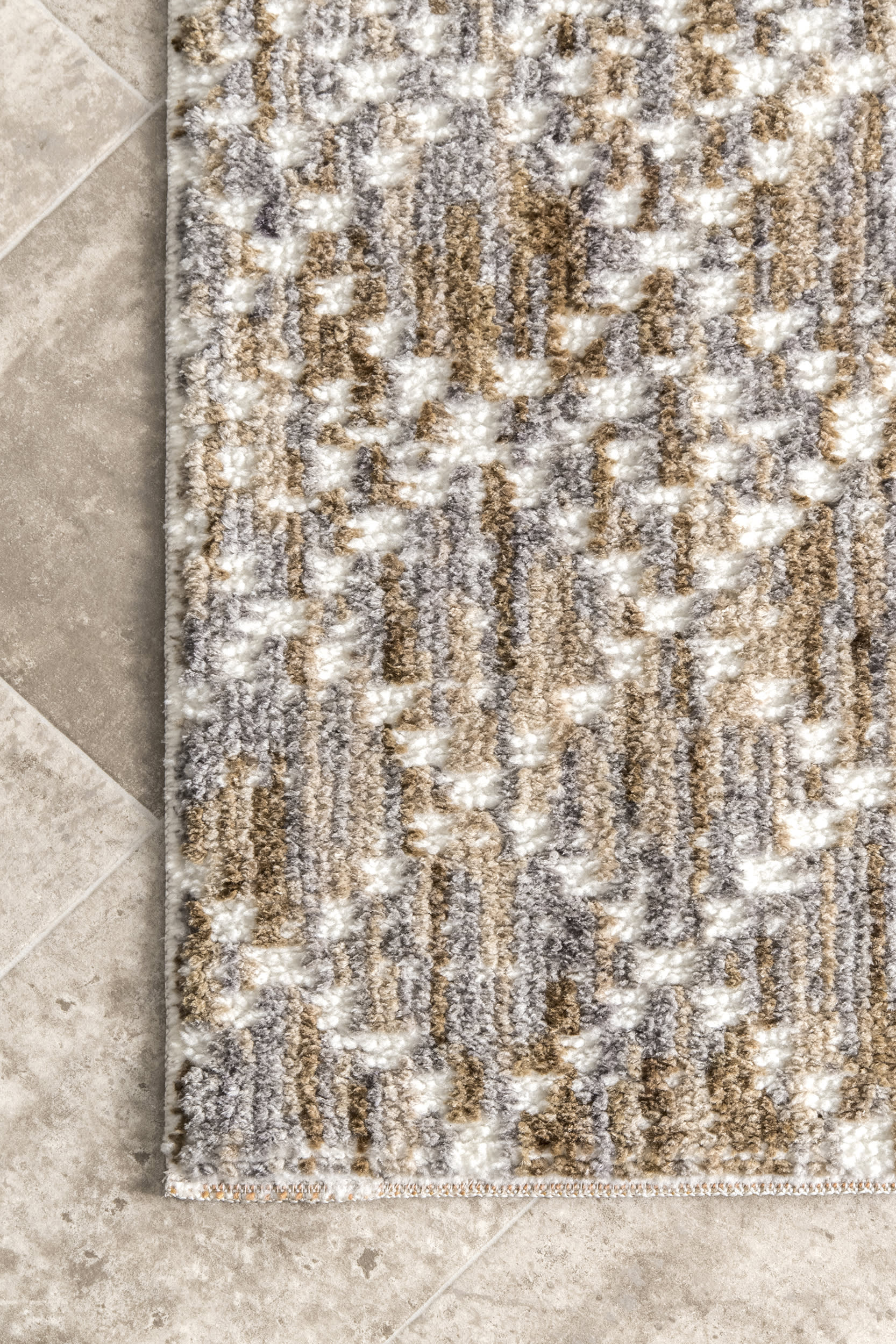 Modern Trellis Rug | Beige - Image 3