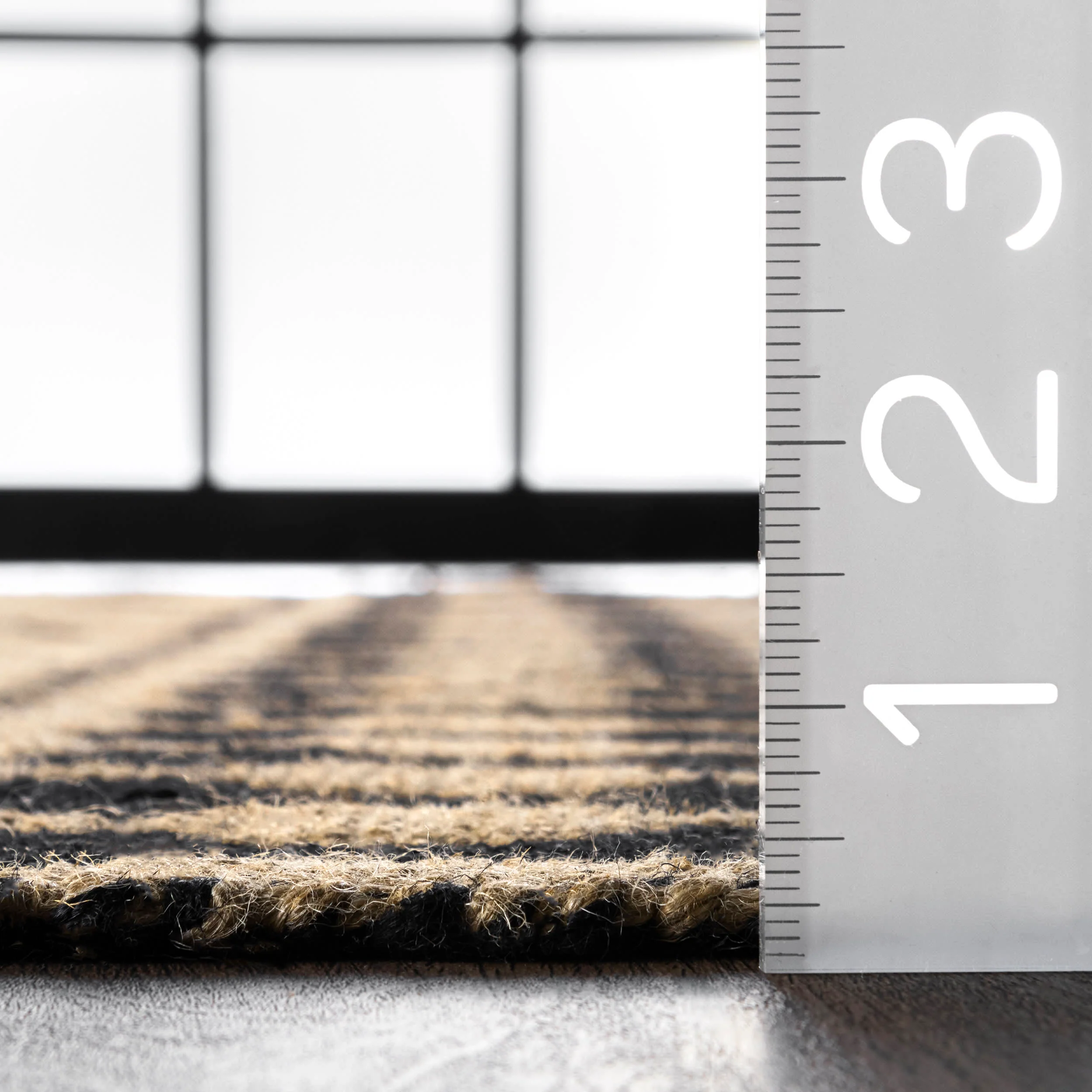 Modern Trellis Rug | Natural - Image 5