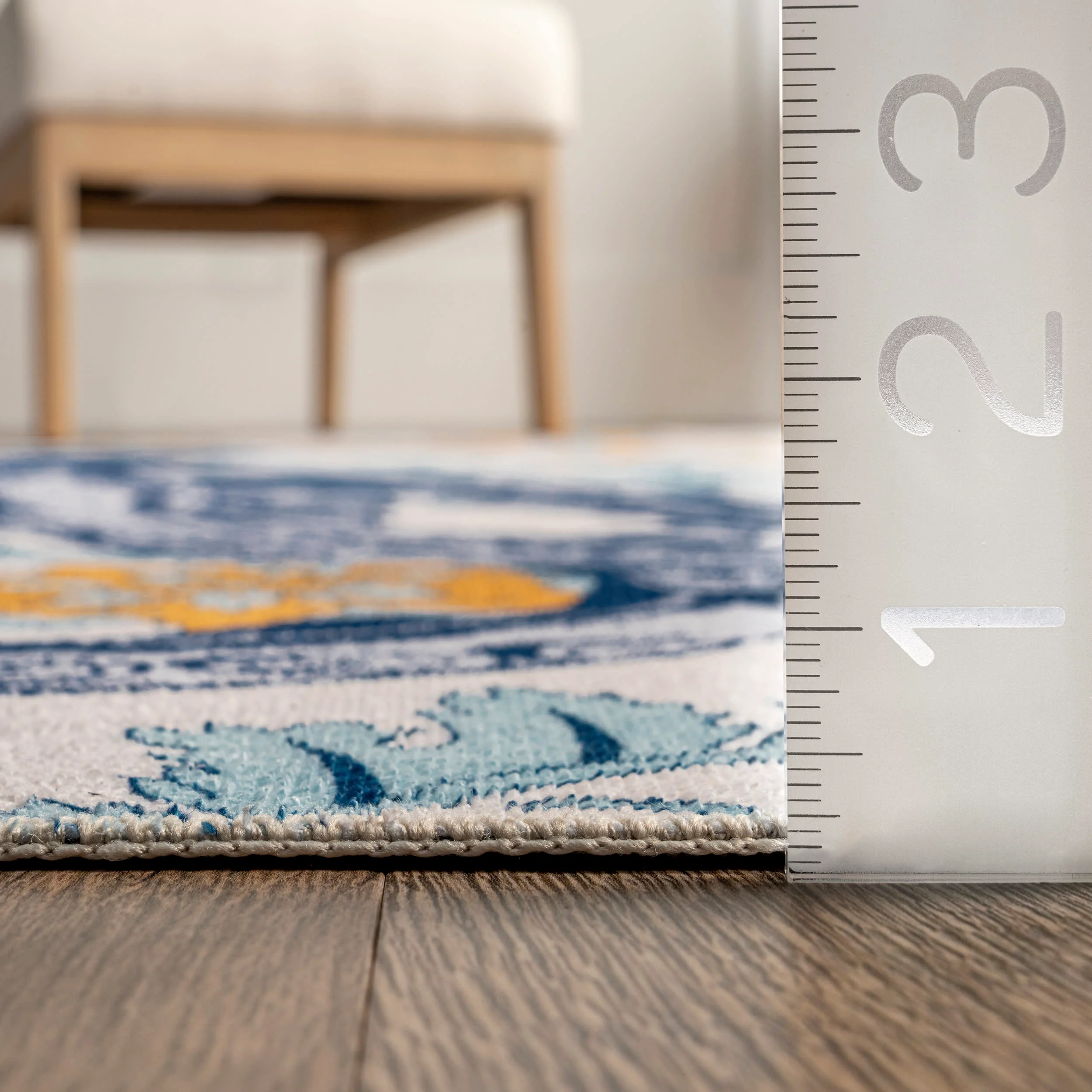 Molly Octopus Washable Rug | Blue - Image 5