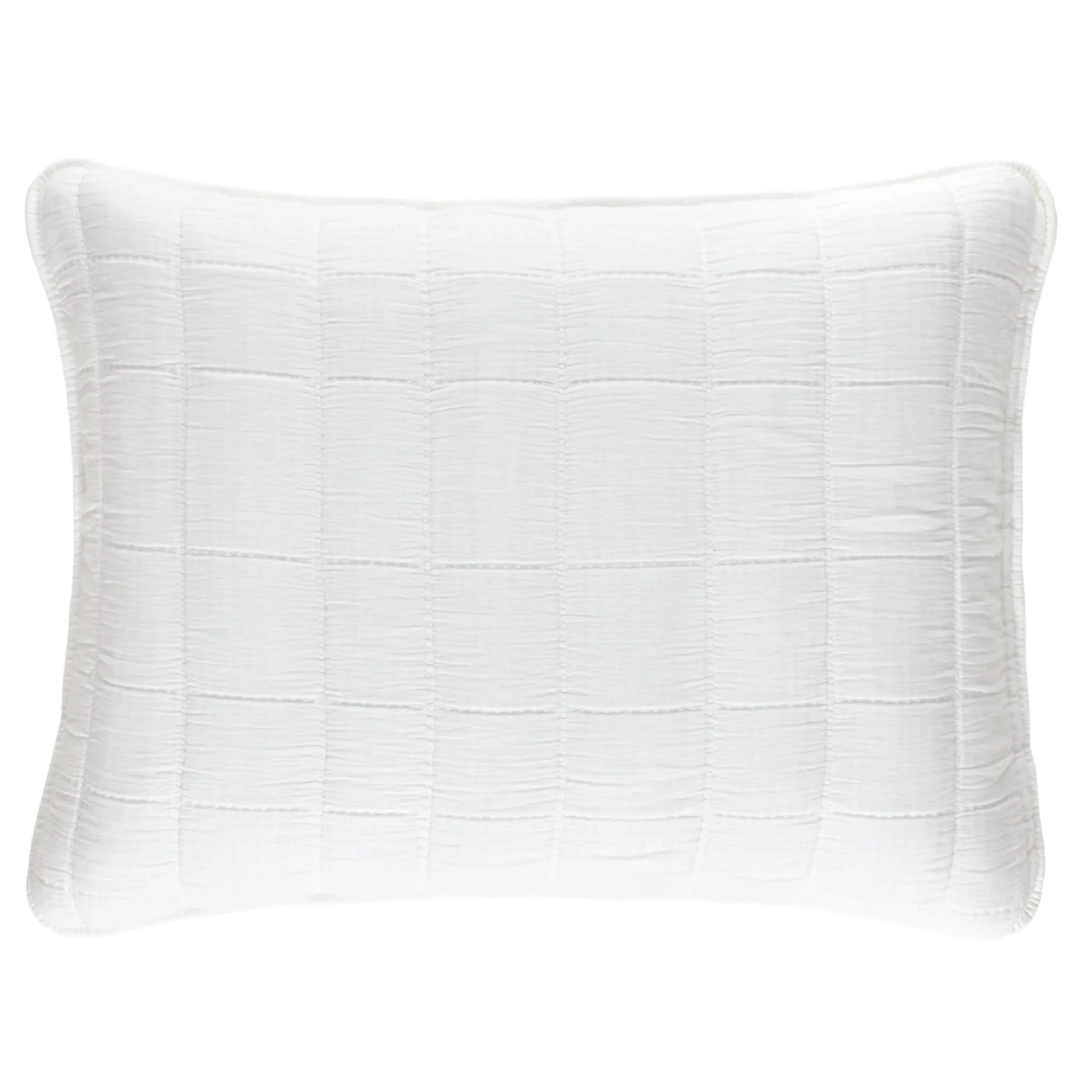 Monet Quilted Sham | White - Image 3