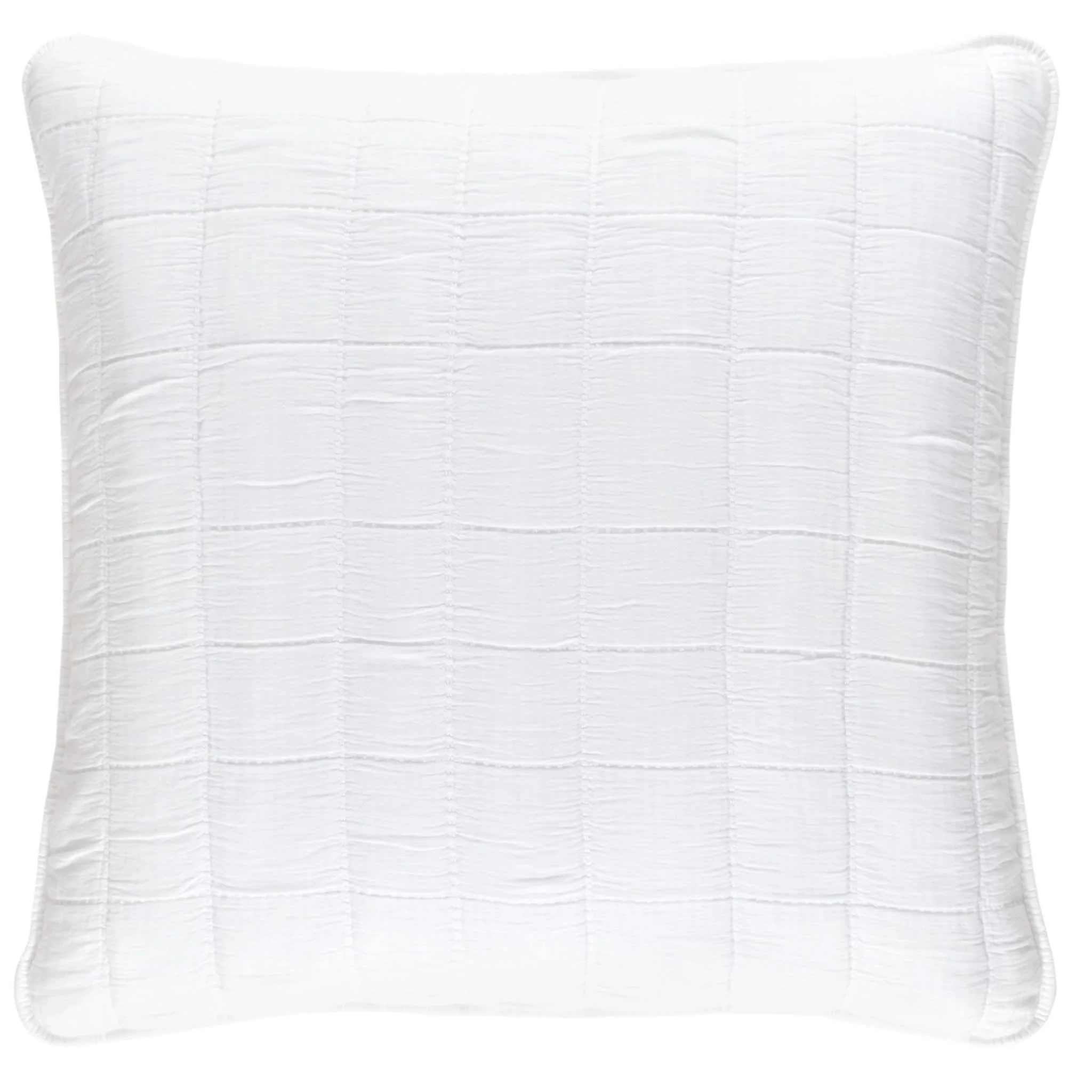 Monet Quilted Sham | White - Image 5