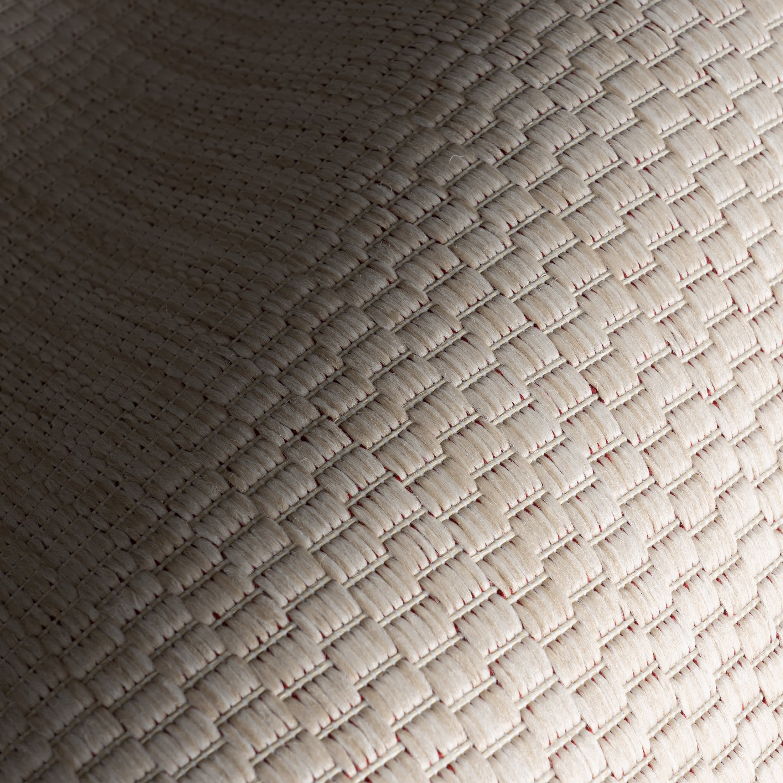 Monochrome Bordered Indoor/Outdoor Rug | Ivory - Image 3