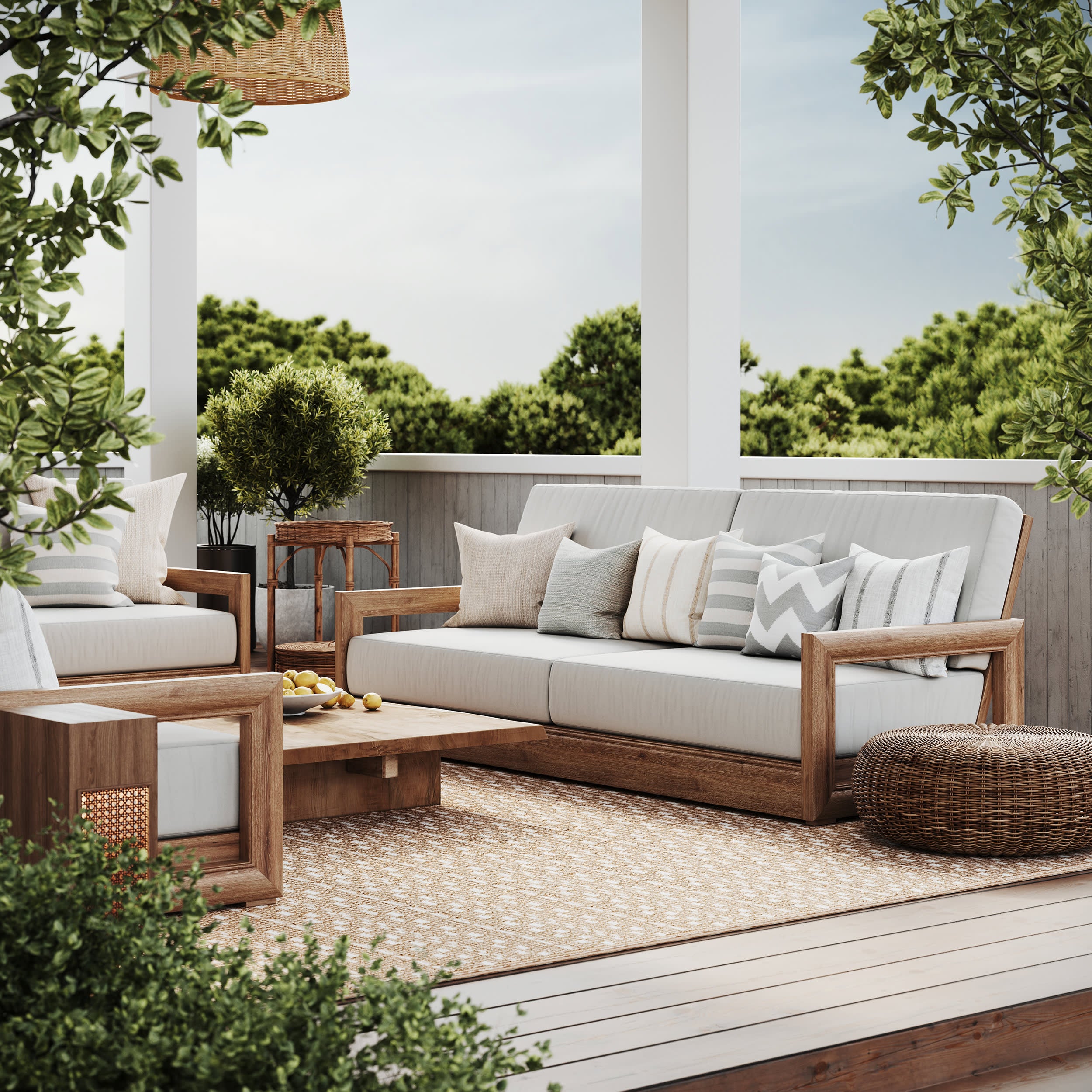Surfrider Indoor/Outdoor Rug | Neutral - Image 5