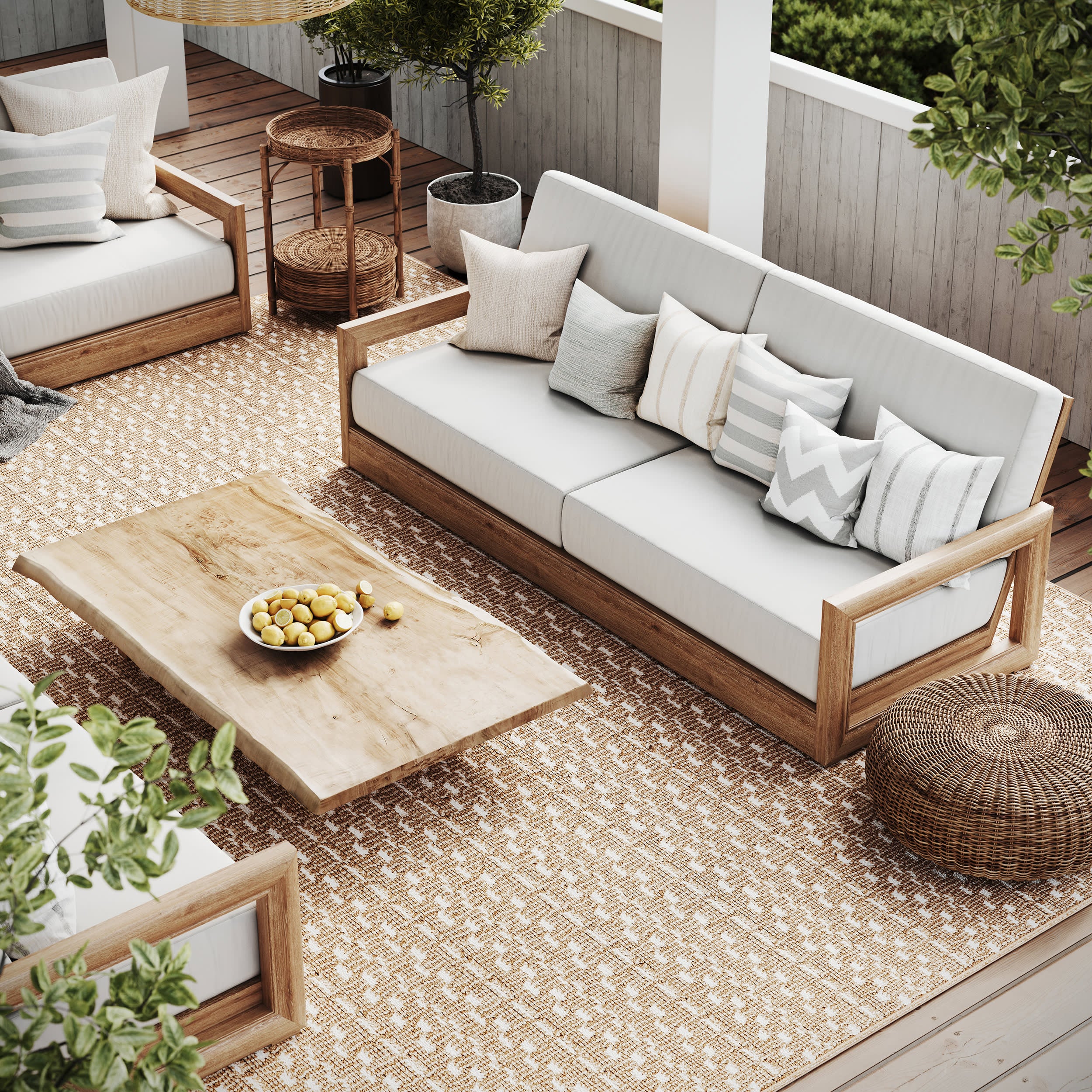 Surfrider Indoor/Outdoor Rug | Neutral - Image 9