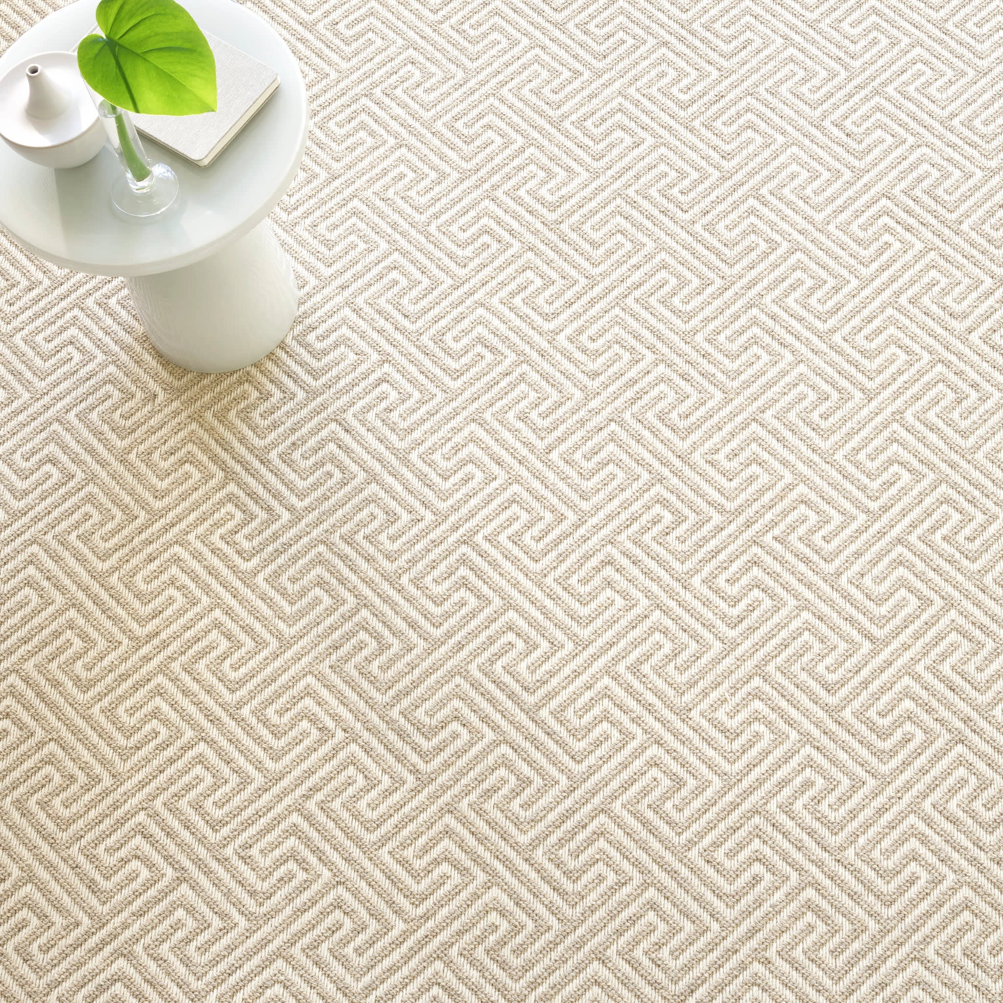 Montage Woven Wool Custom Rug | Dove Grey - Image 3