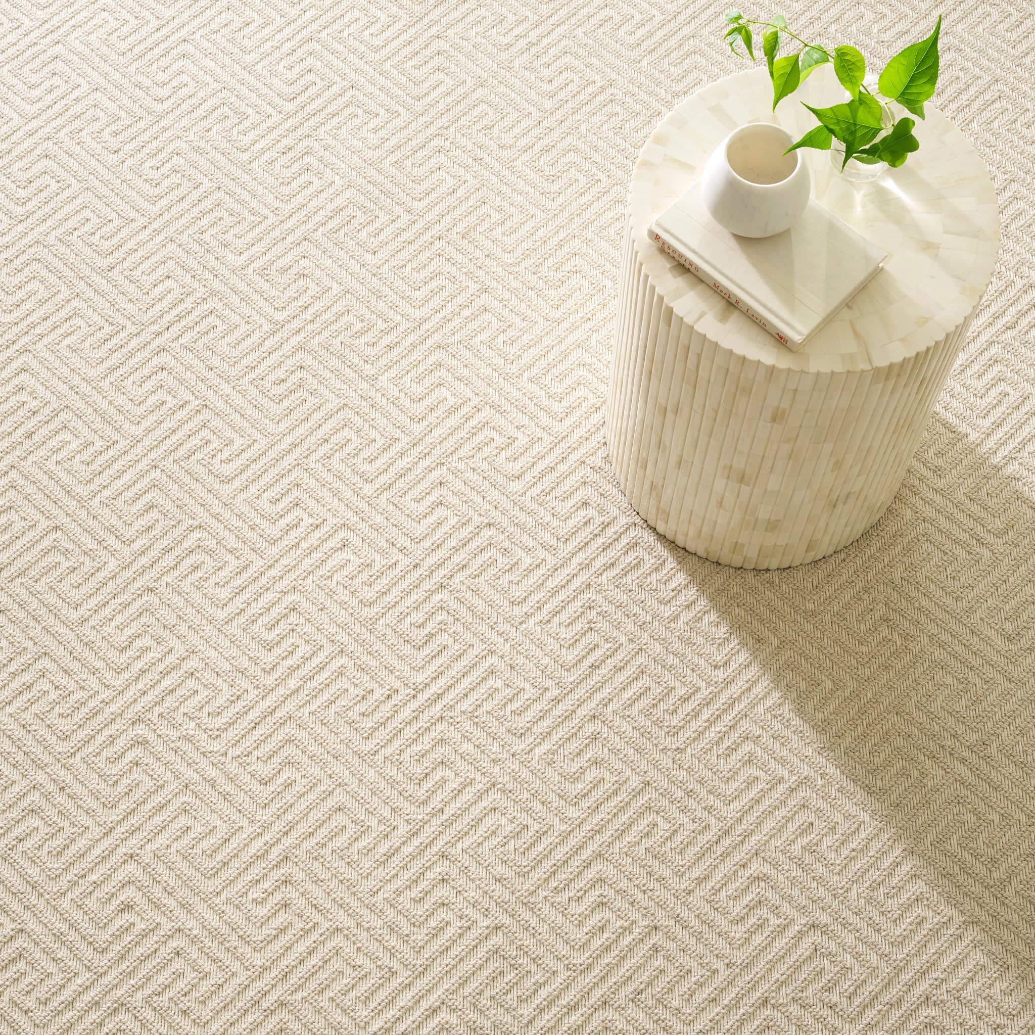 Montage Woven Wool Custom Rug | Platinum - Image 3