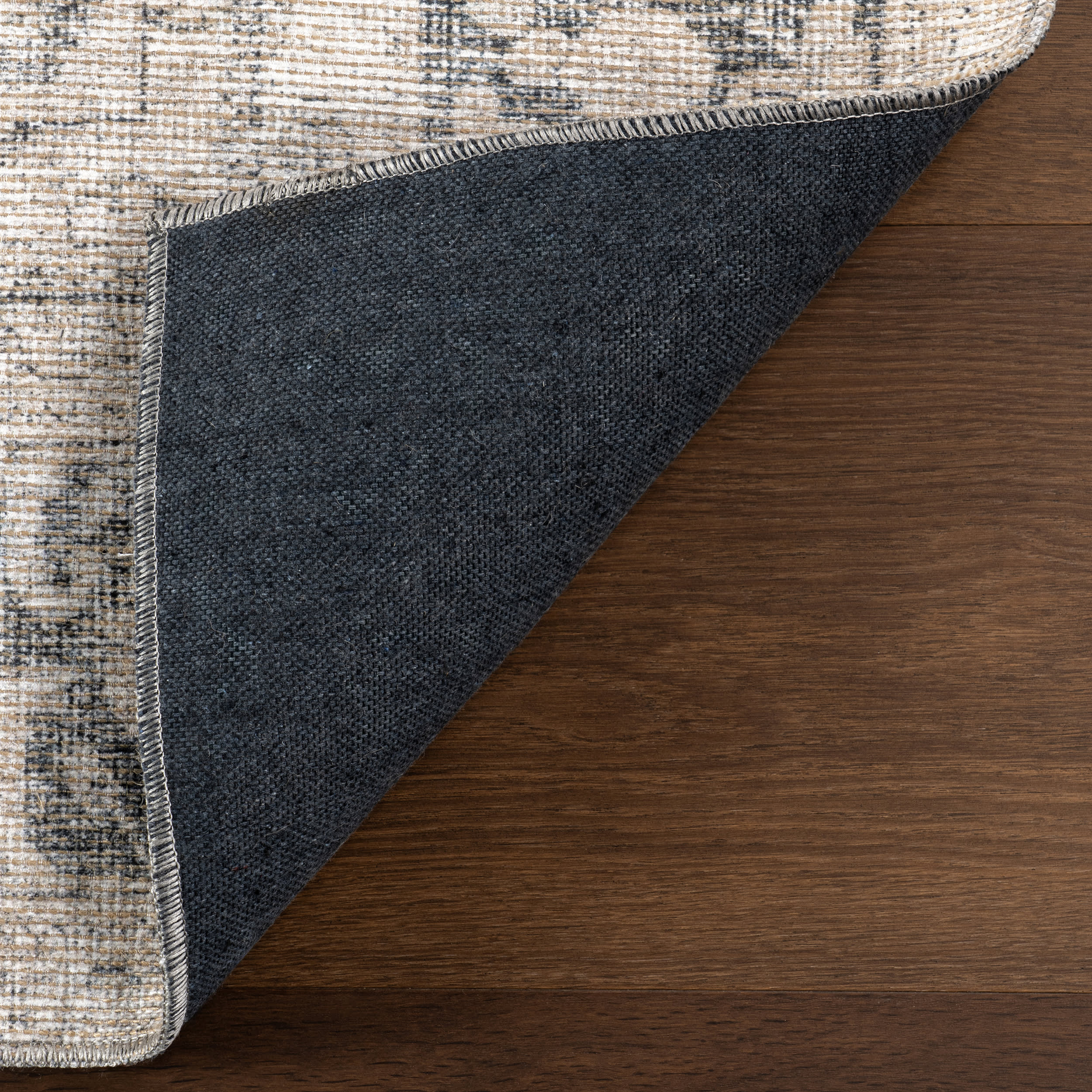 Montclair Antiqued Jute-Blend Rug | Grey - Image 7