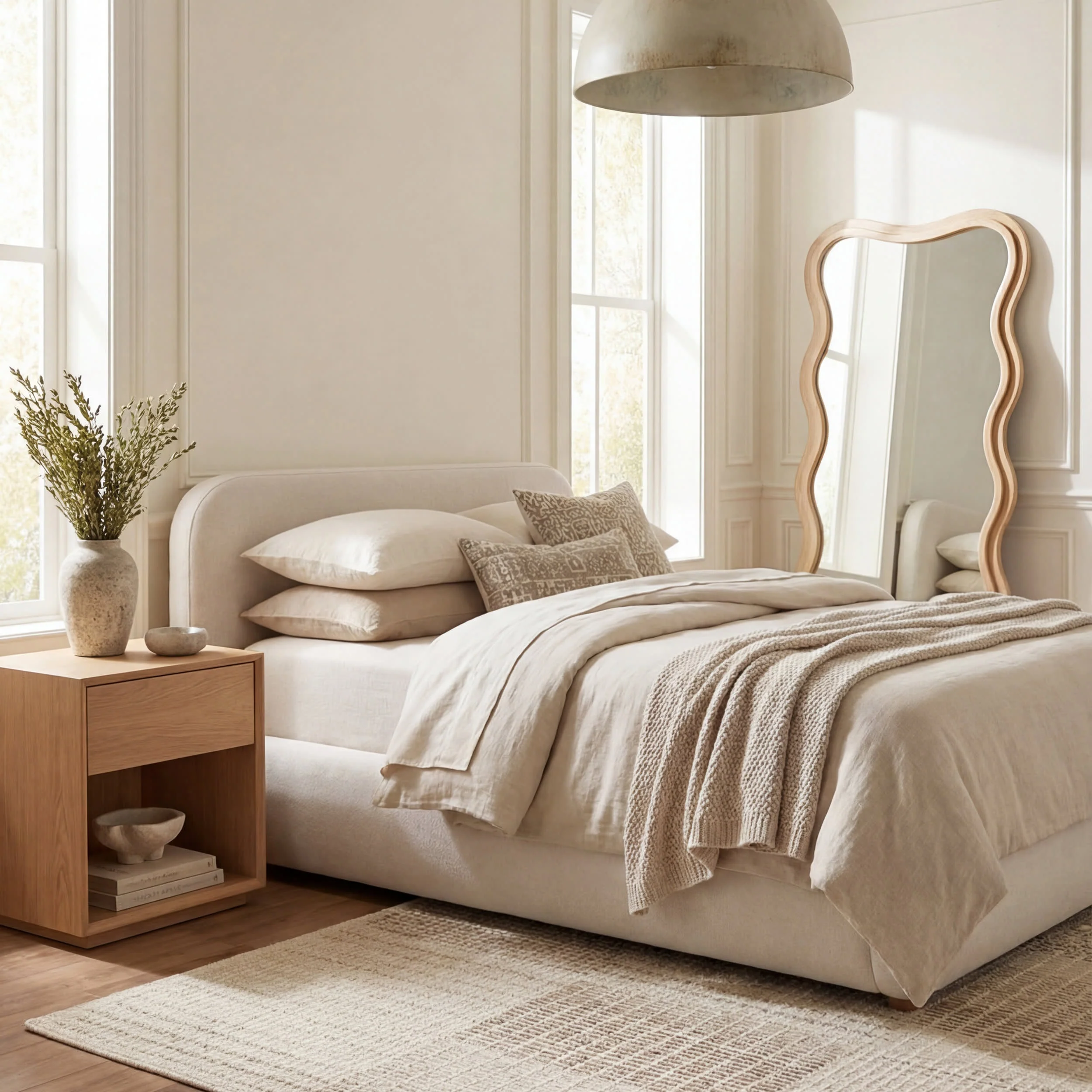 Montecito Tiled Wool Rug | Ivory - Image 10
