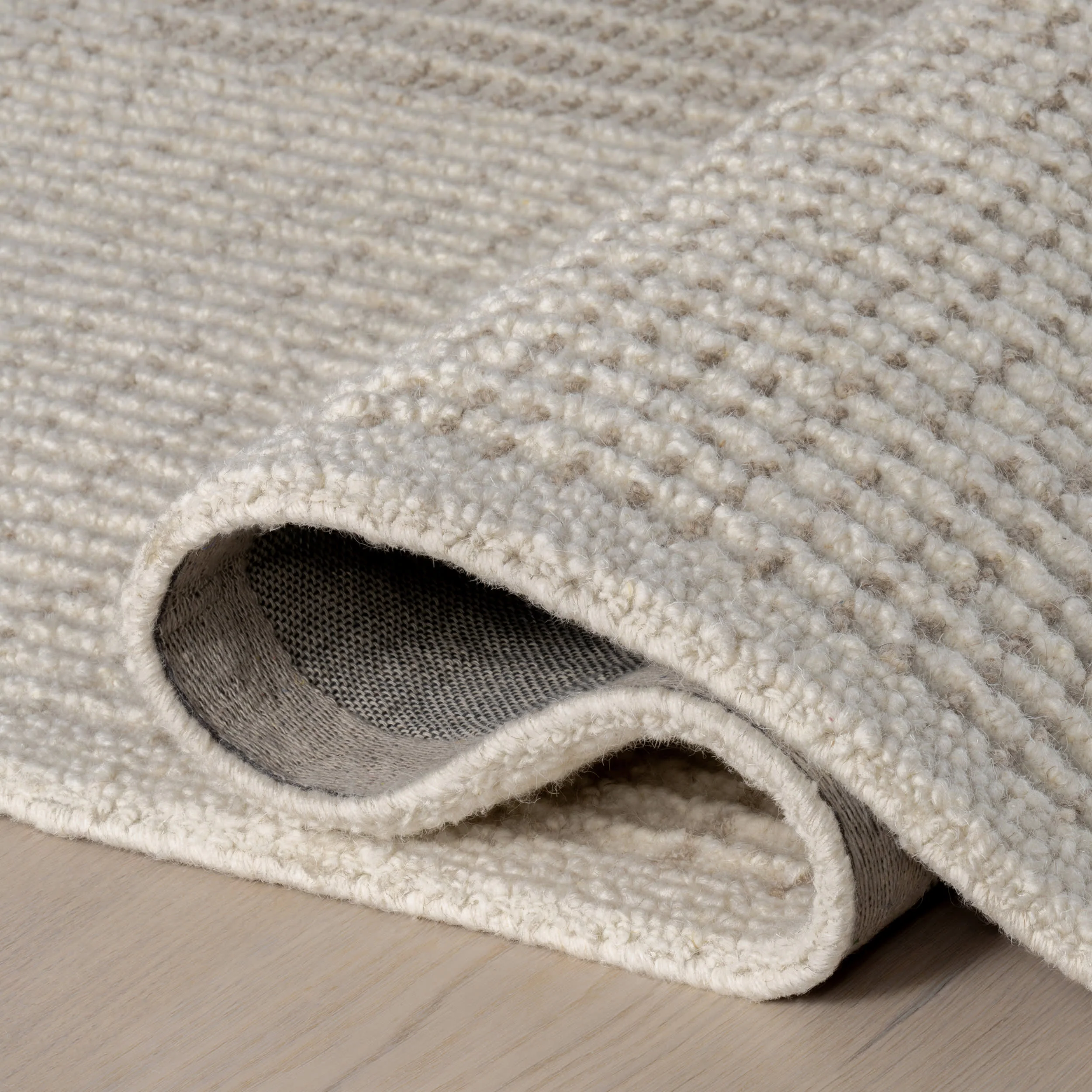 Montecito Tiled Wool Rug | Ivory - Image 11