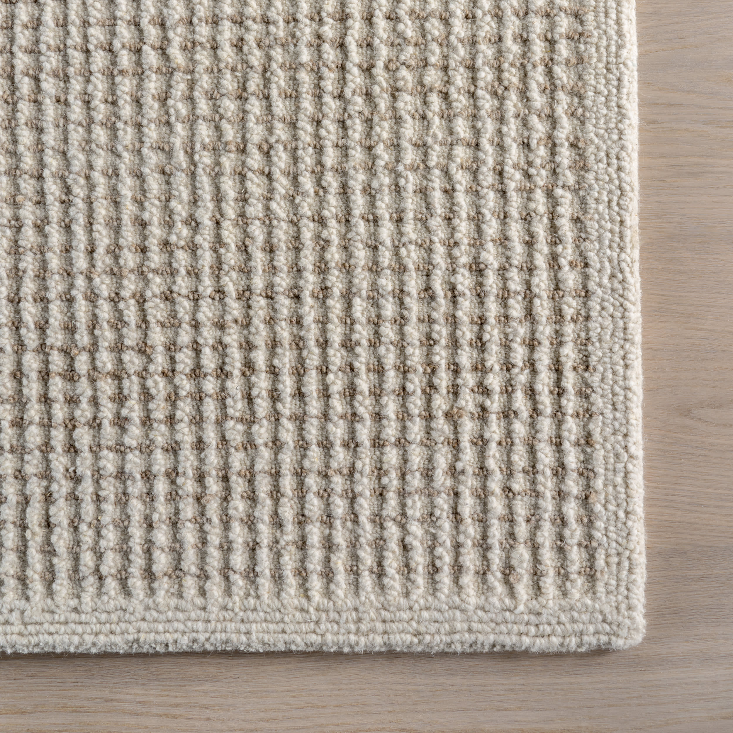 Montecito Tiled Wool Rug | Ivory - Image 4