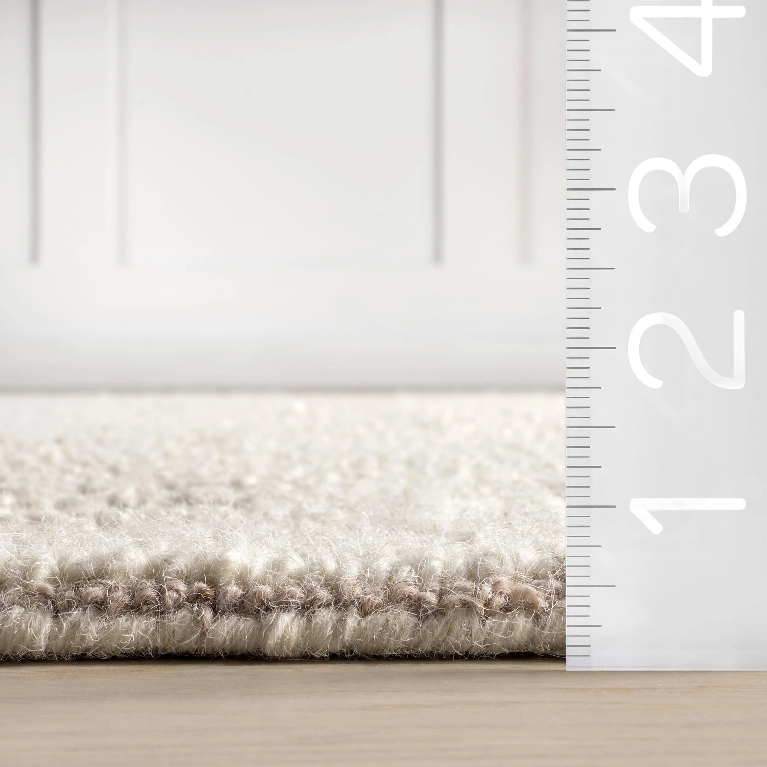 Montecito Tiled Wool Rug | Light Purple - Image 5