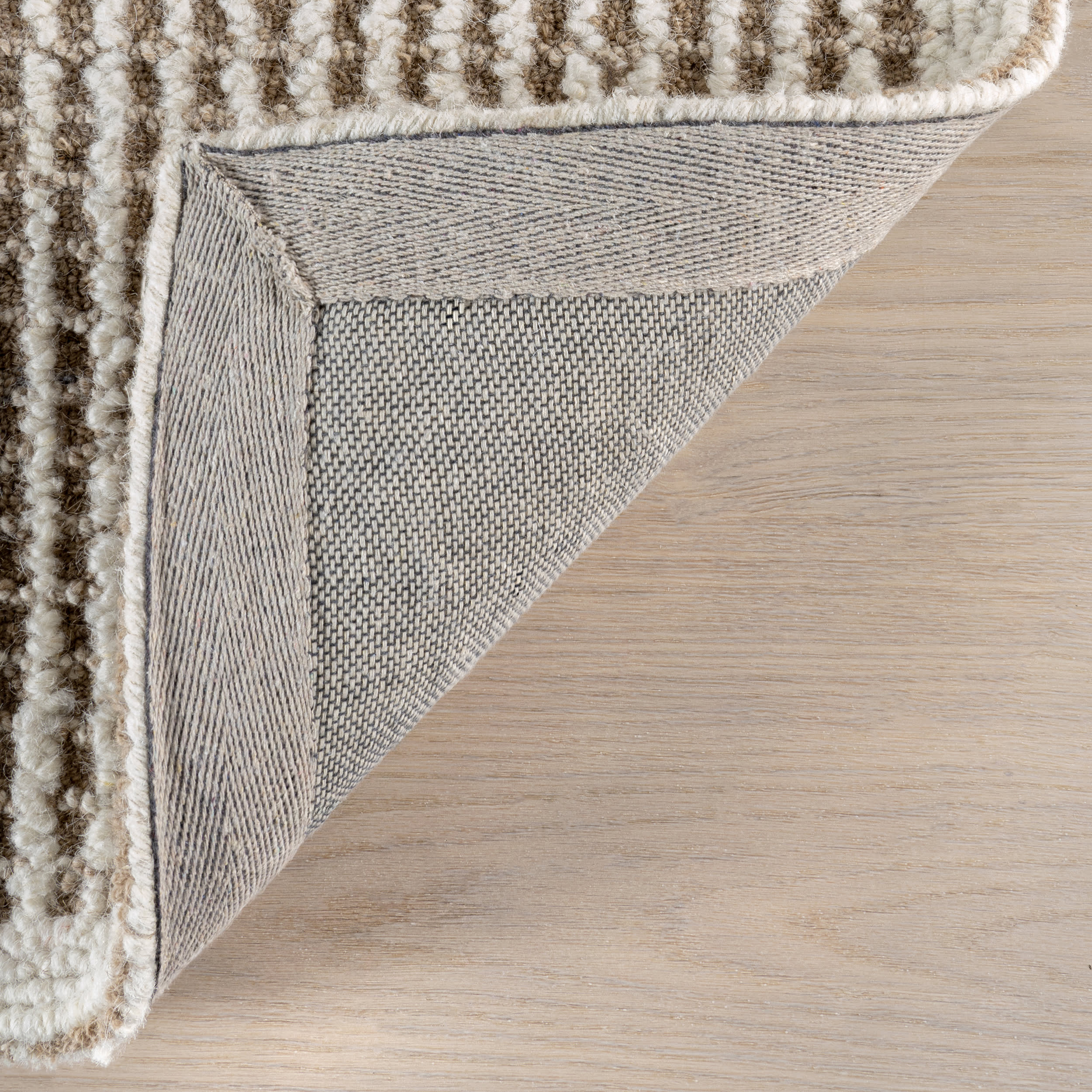 Montecito Tiled Wool Rug | Taupe - Image 6