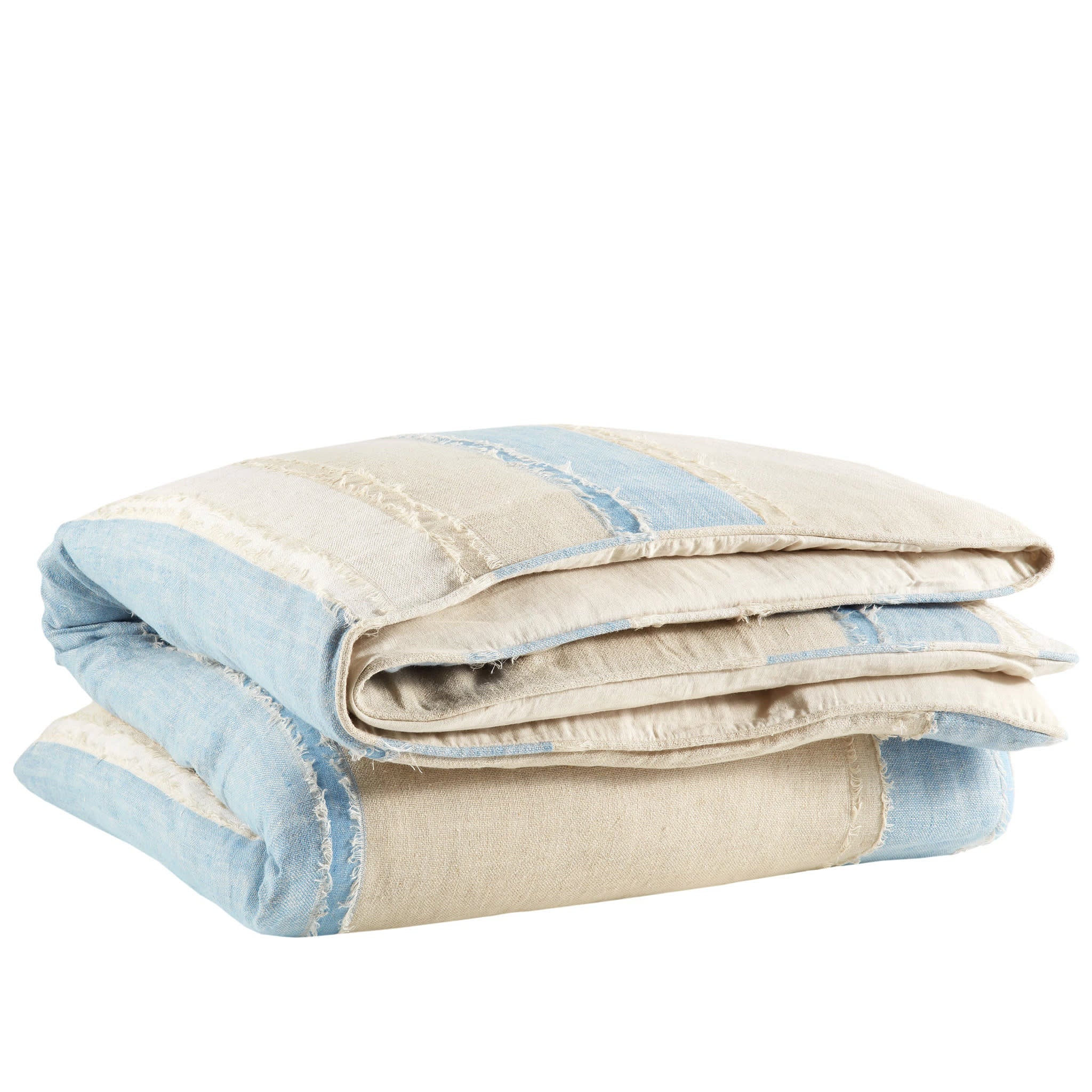 Moon Hills Linen Duvet Cover | Lapis - Image 3