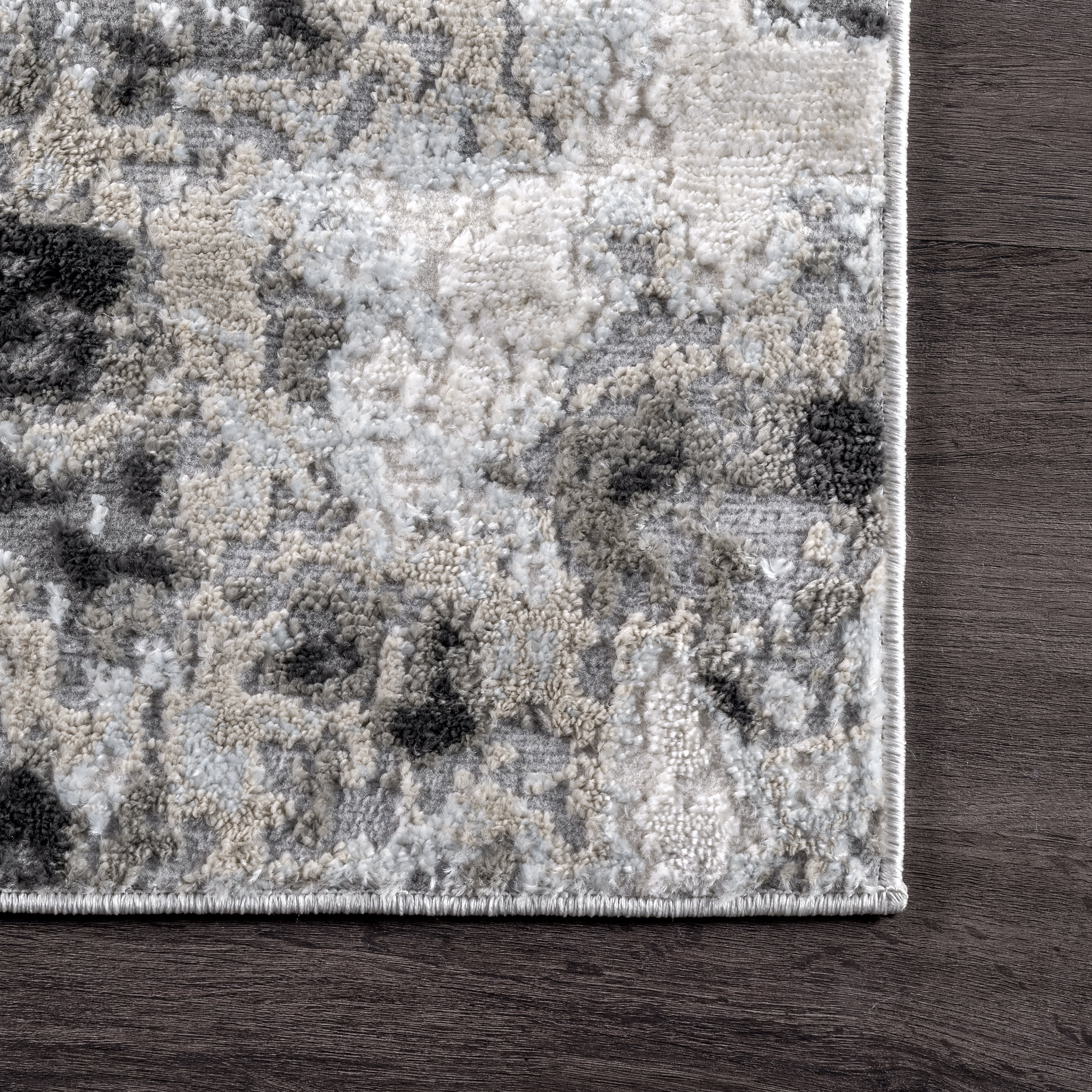 Moonlight Abstract Rug | Grey - Image 3