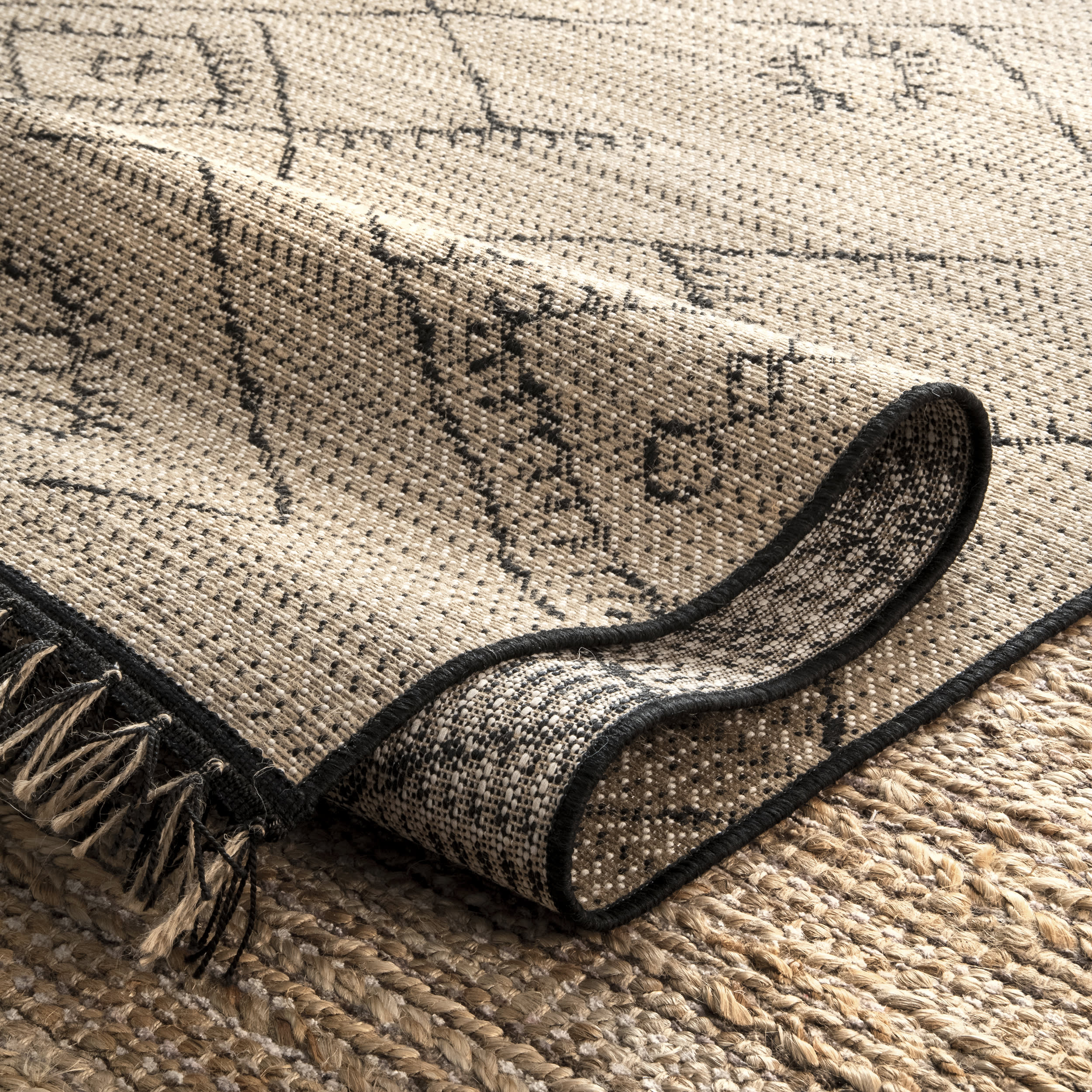 Moroccan Abstract Rug | Ivory - Image 5