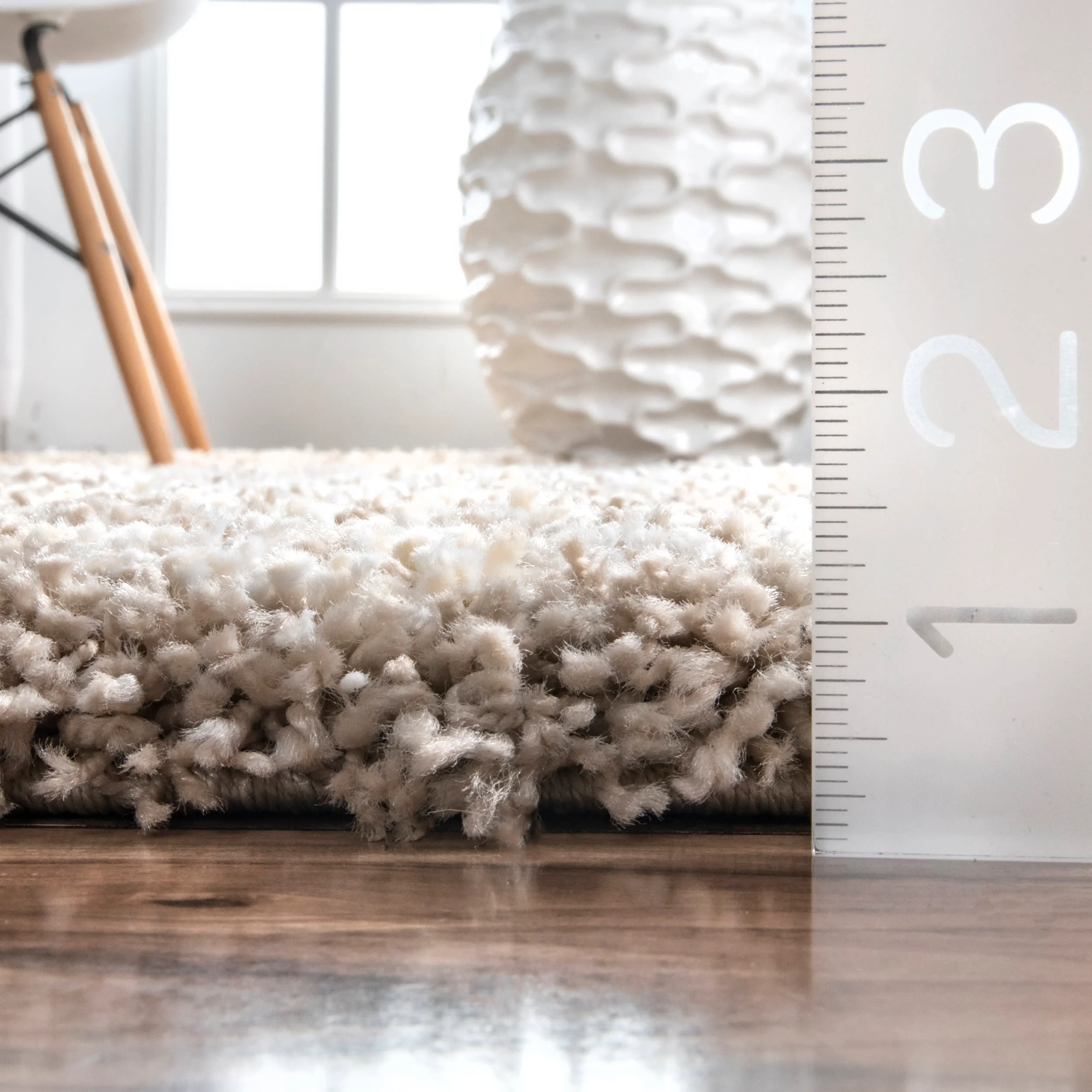 Moroccan Chevron Rug | Cream - Image 5