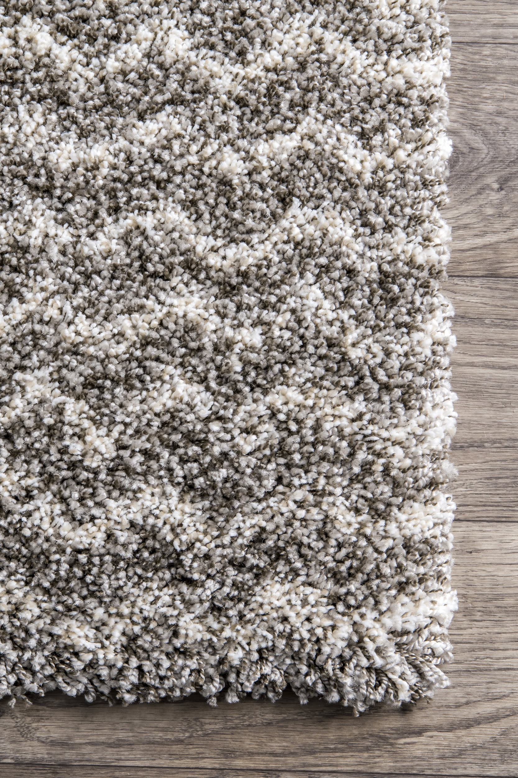 Moroccan Chevron Rug | Dark Grey - Image 3