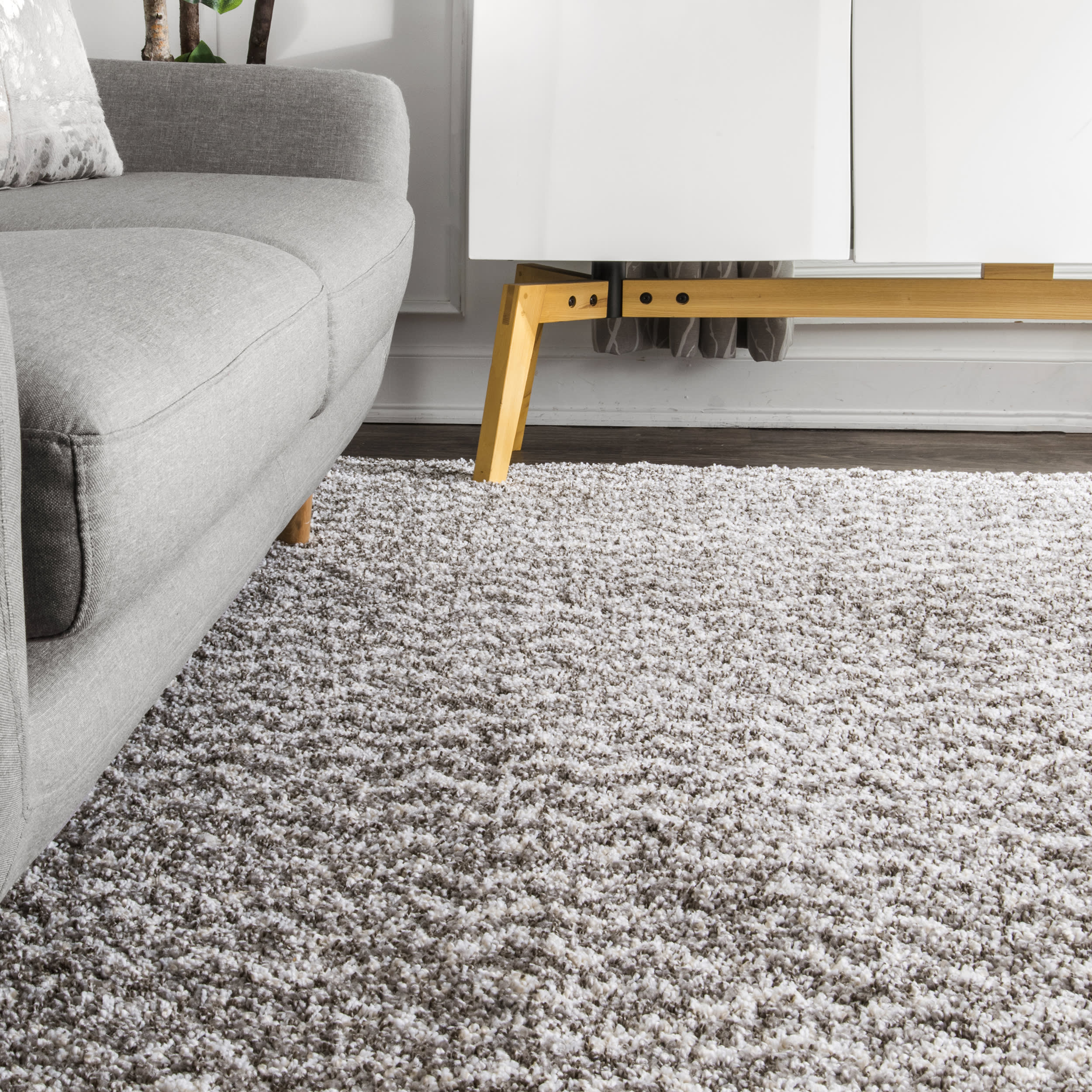 Moroccan Chevron Rug | Dark Grey - Image 4