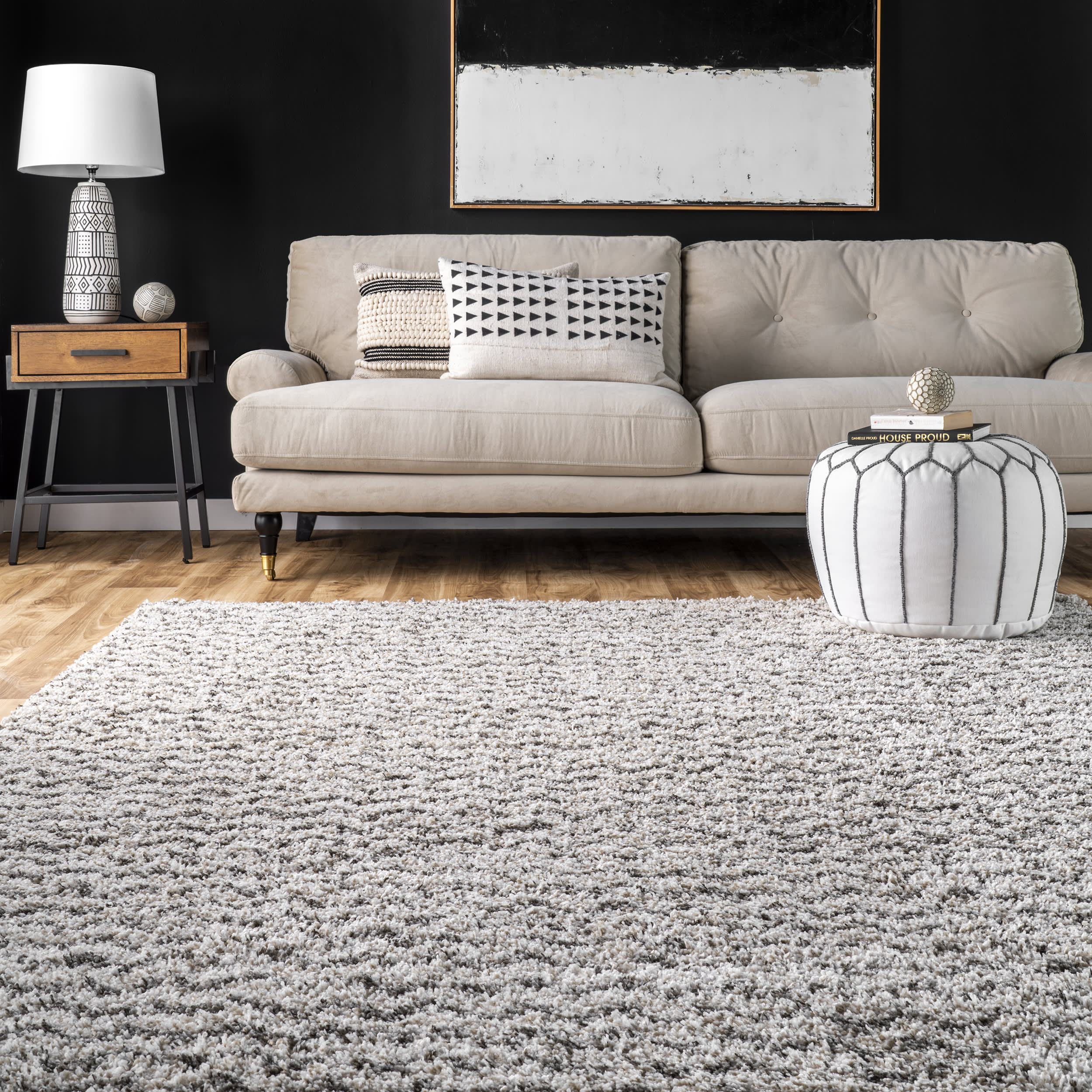 Moroccan Chevron Rug | Ivory - Image 4